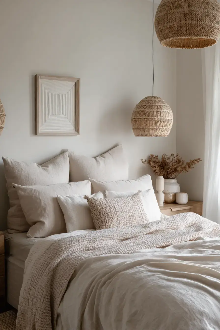 29 Boho Bedroom Lighting Ideas with a Rattan Pendant 29 Boho Bedroom Lighting Ideas with a Rattan Pendant