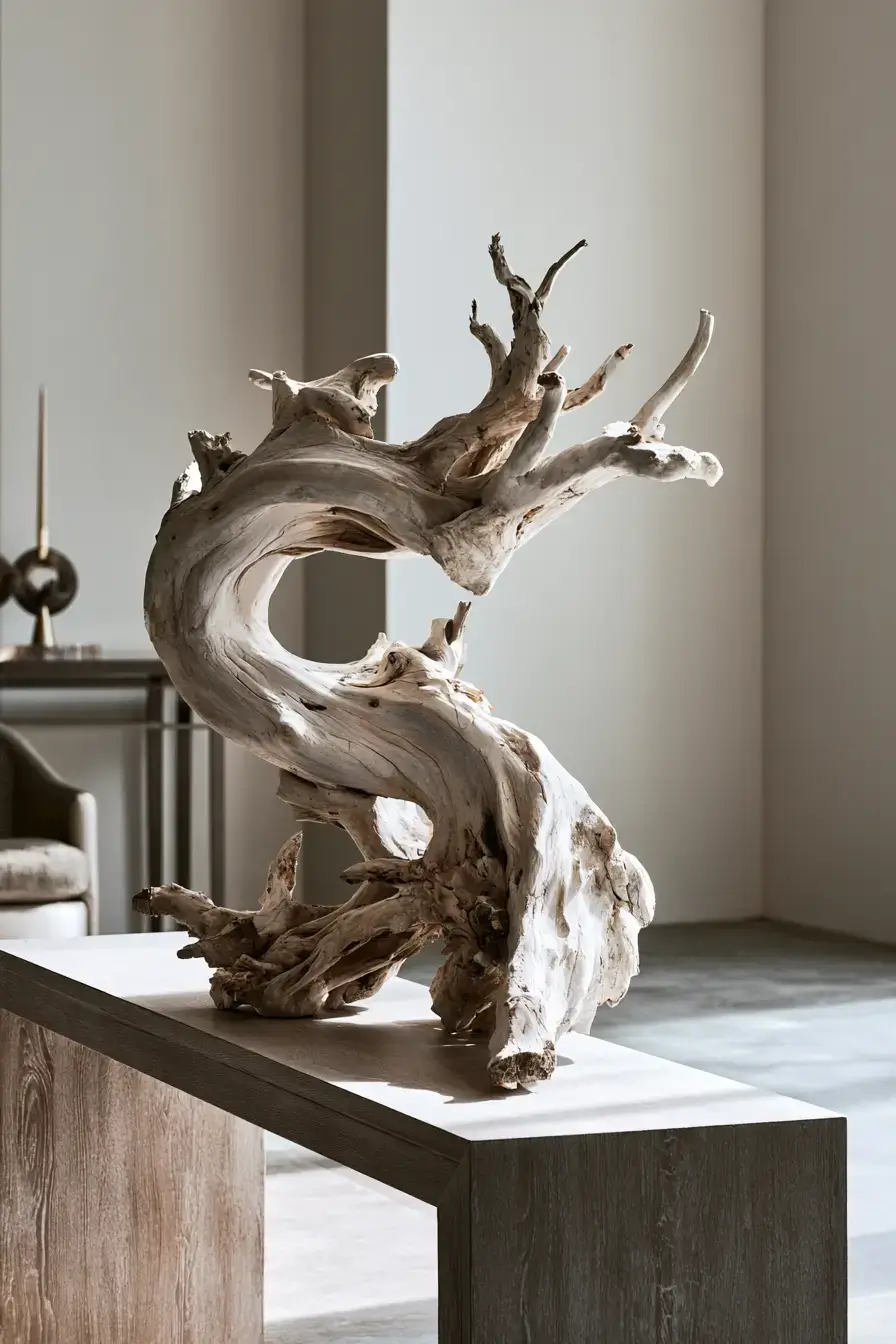 29 Driftwood Decor Ideas with a Weathered Wall Shelf