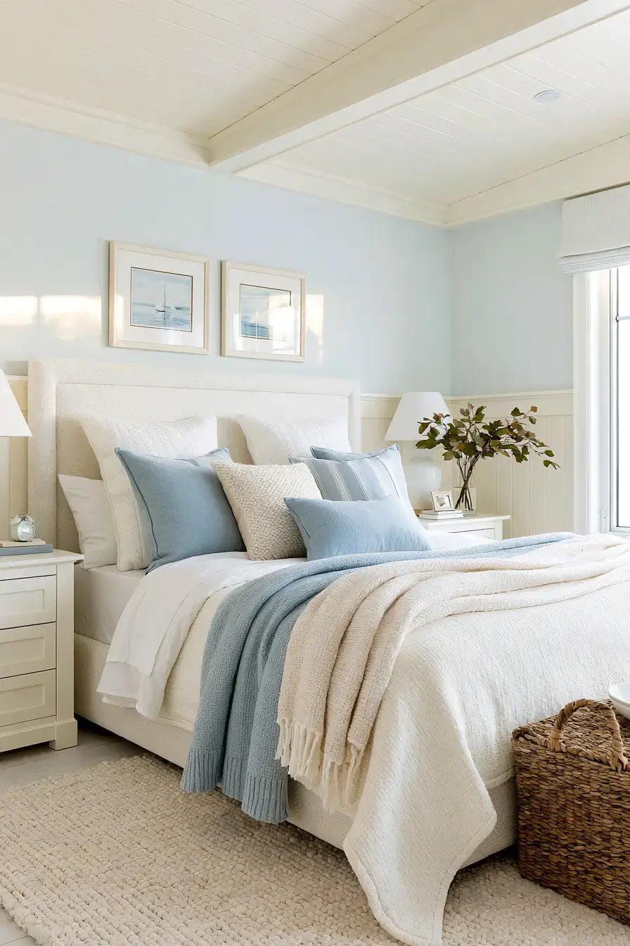 29 Nautical Bedroom Ideas with a Rope Headboard