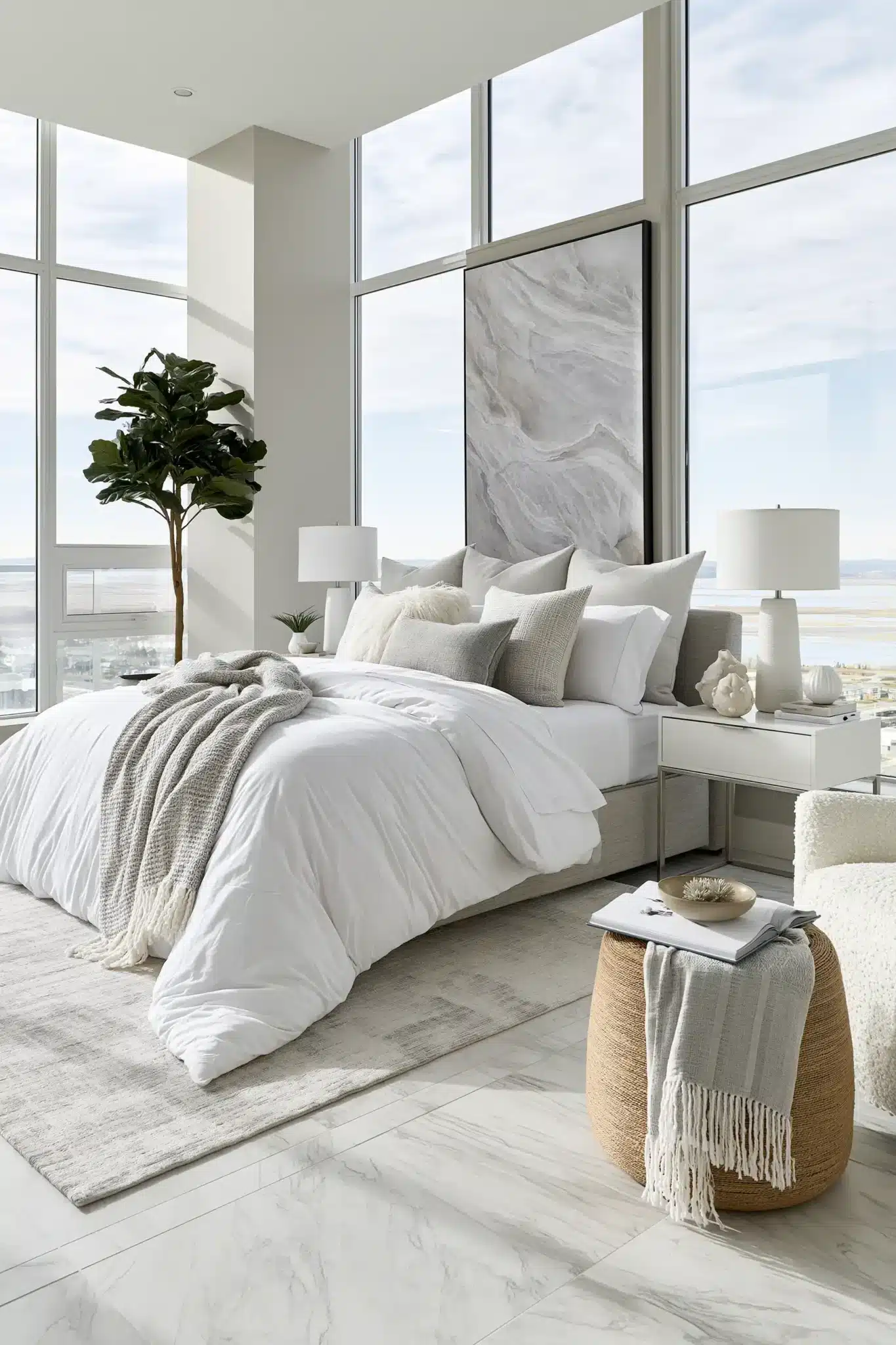 29 Grey and White Bedroom Ideas for a Space That Stays Timeless grey and white bedroom ideas
