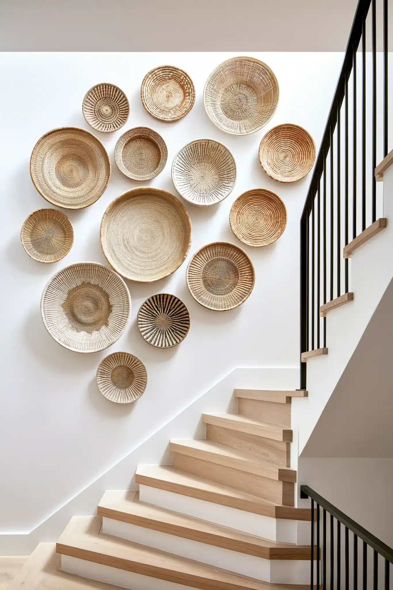 29 Staircase Wall Decor Ideas for a Climb That Feels Curated staircase wall decor