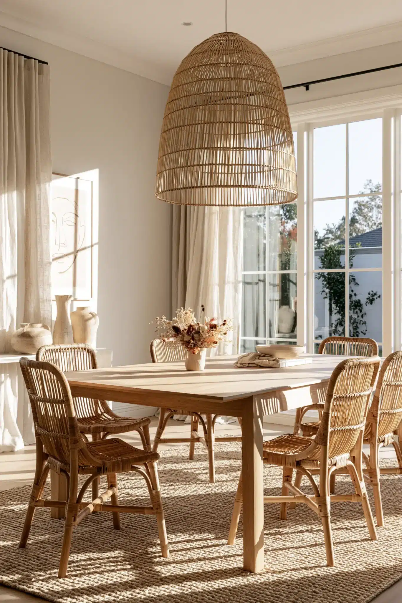 boho dining room