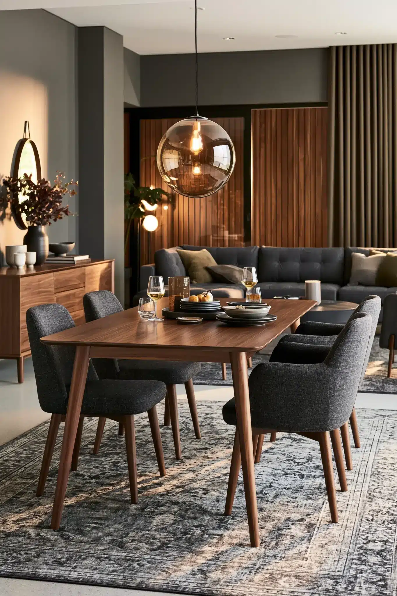 29 Mid Century Modern Dining Room Ideas With Clean Lines mid century modern dining room