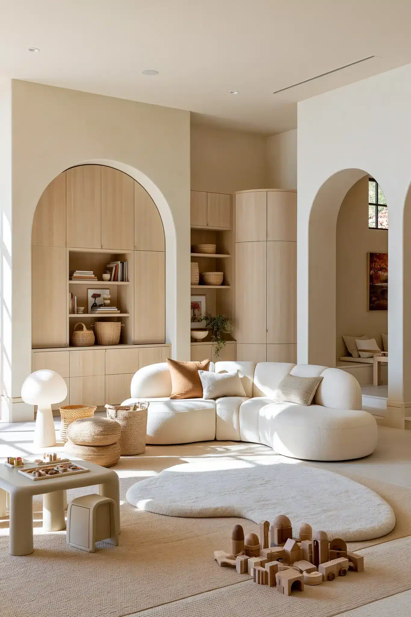29 Family Room Playroom Ideas That Share the Space family room playroom