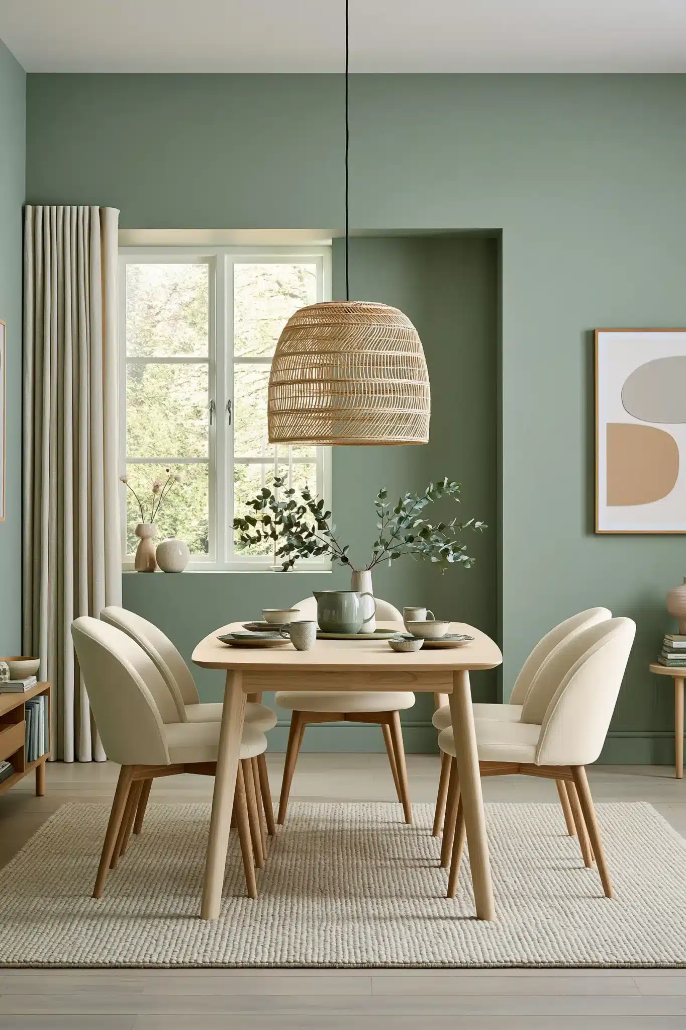 29 Green Dining Room Ideas for a Calmer Wall green dining room