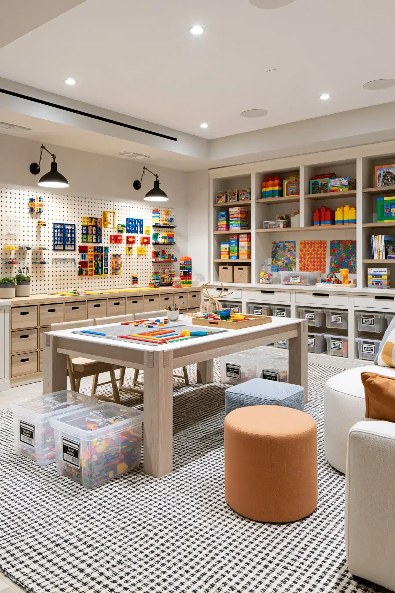 29 Basement Playroom Ideas That Use the Space You Already Have basement playroom