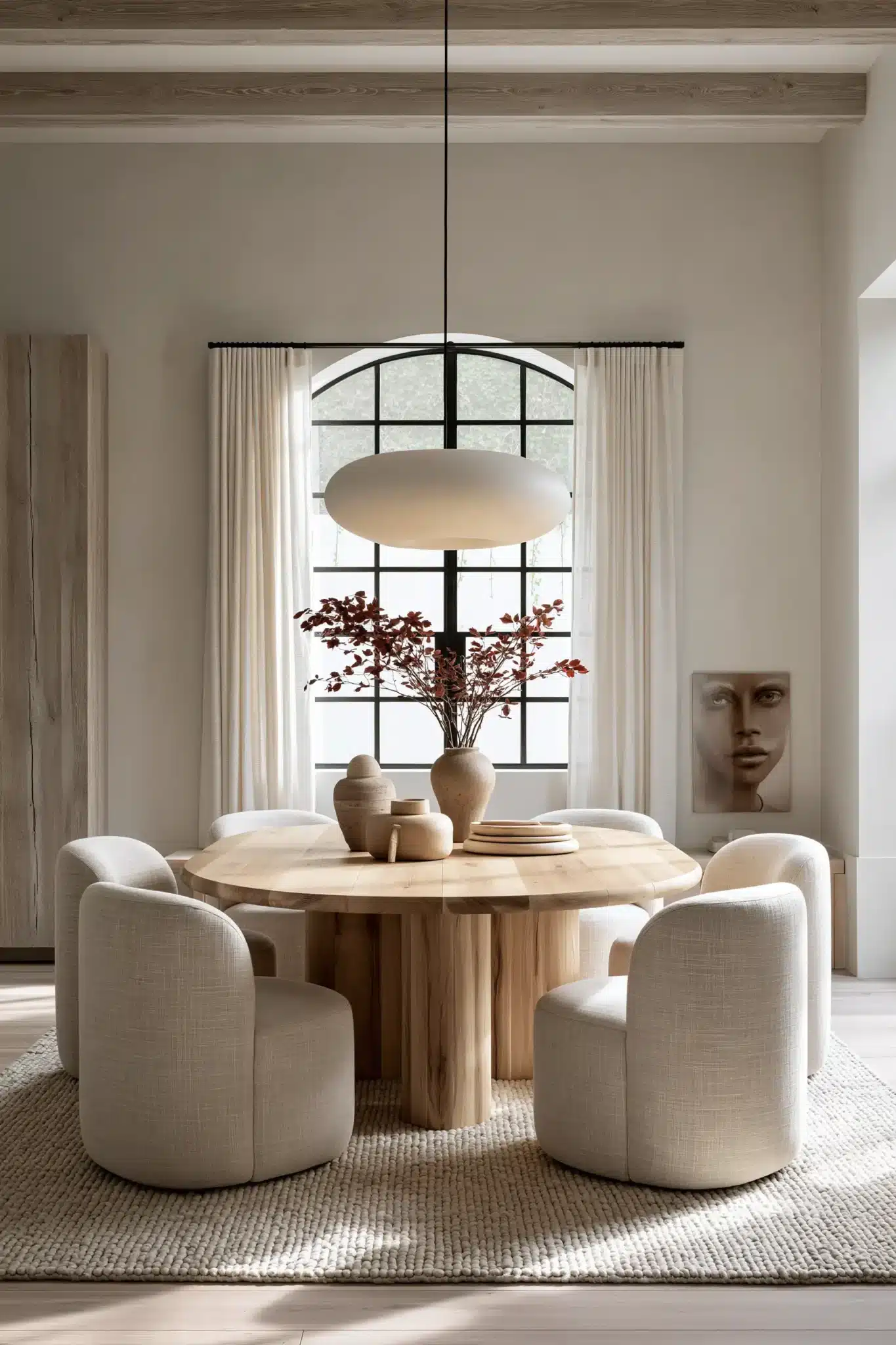 29 Round Table Dining Room Plans for Easier Conversation round table dining room