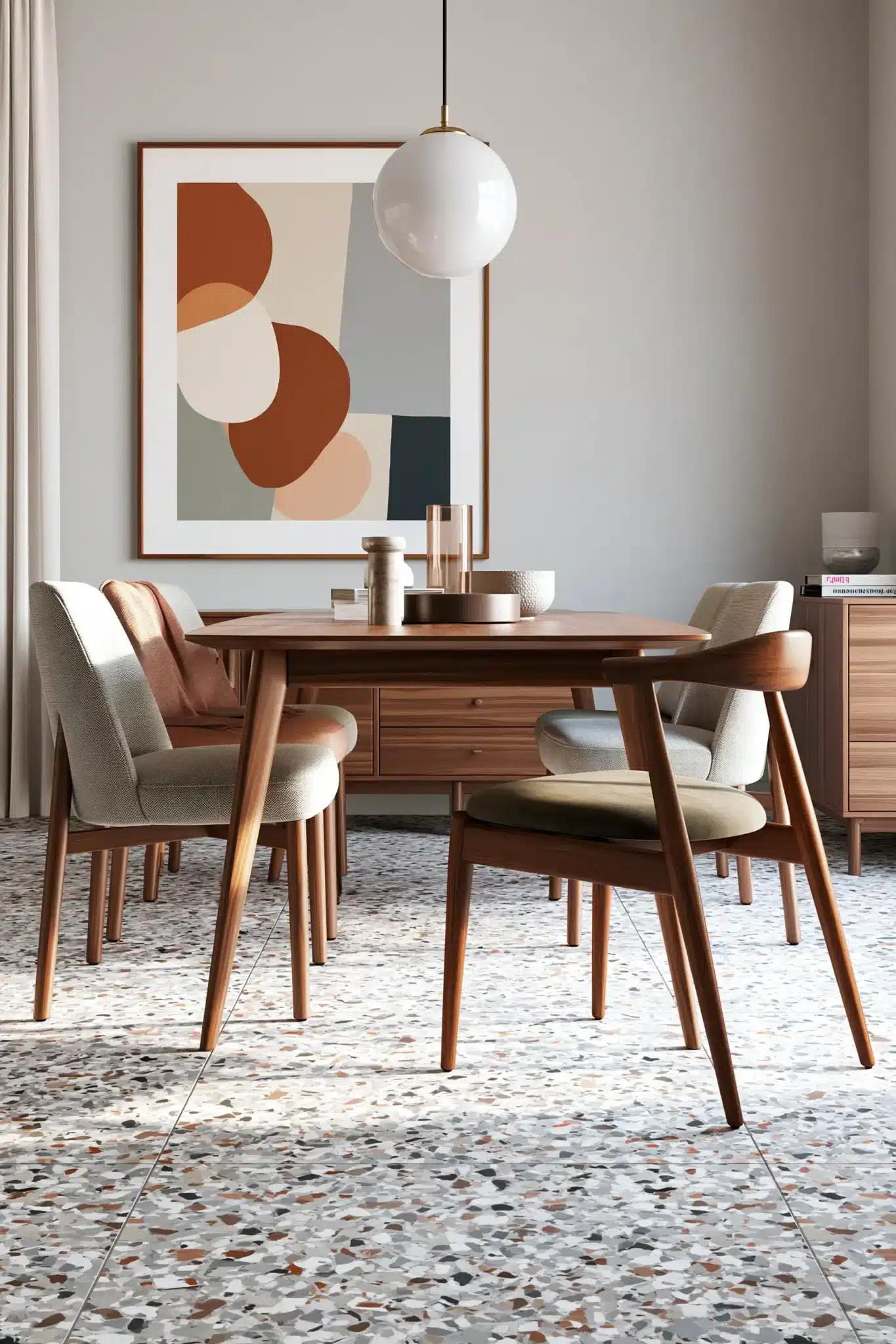 29 Mid Century Modern Dining Room Ideas With Clean Lines mid century modern dining room