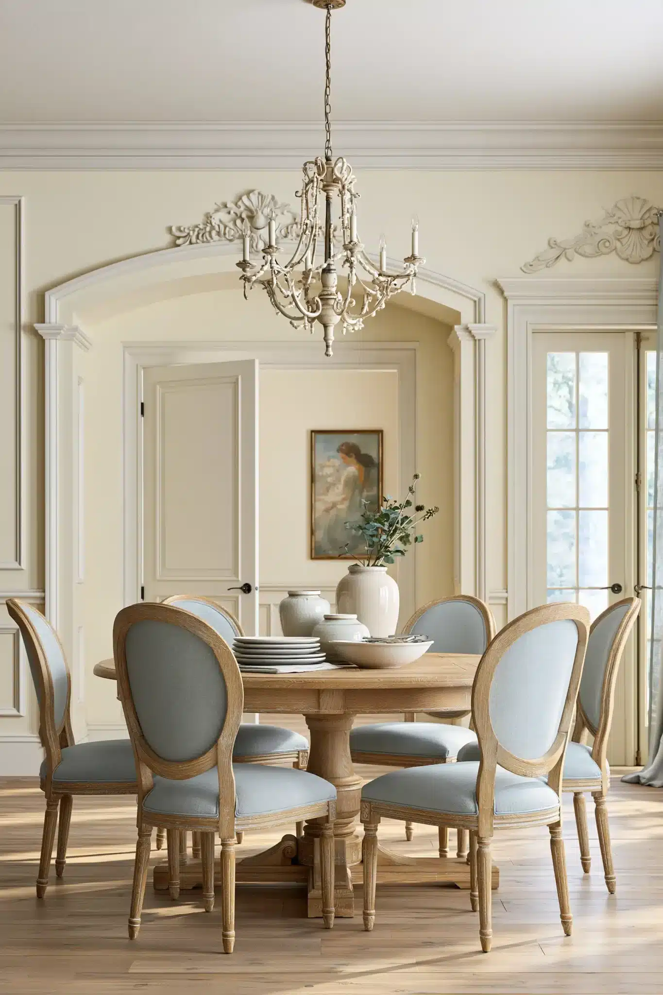 29 Round Table Dining Room Plans for Easier Conversation round table dining room