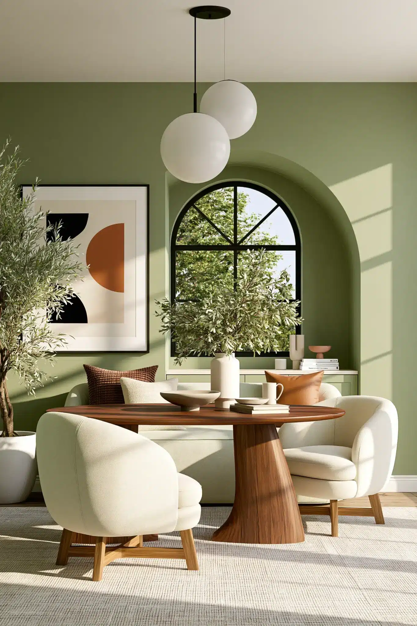 29 Green Dining Room Ideas for a Calmer Wall green dining room