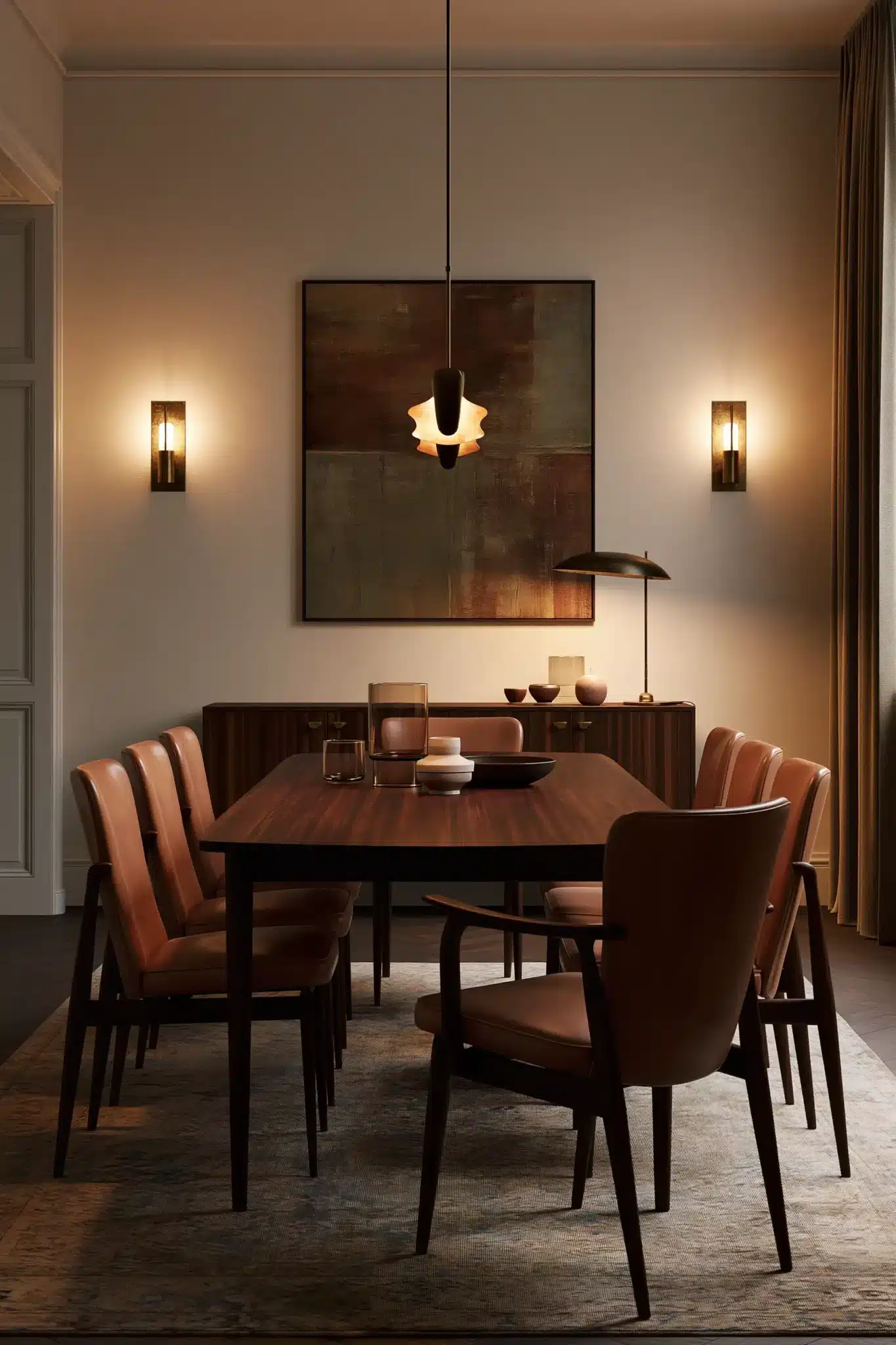 29 Mid Century Modern Dining Room Ideas With Clean Lines mid century modern dining room