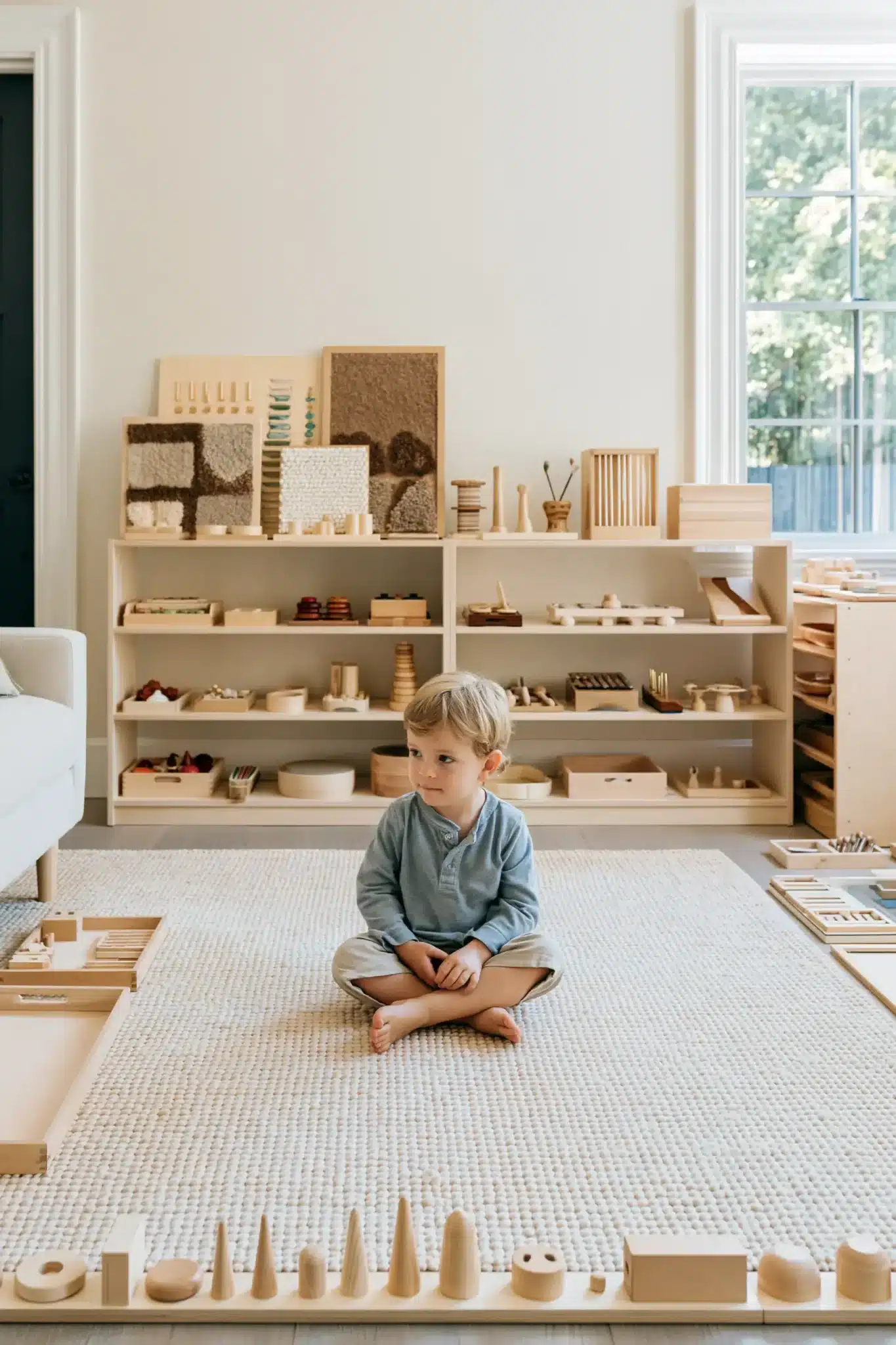 29 Montessori Playroom Ideas That Let Kids Actually Use the Room montessori playroom