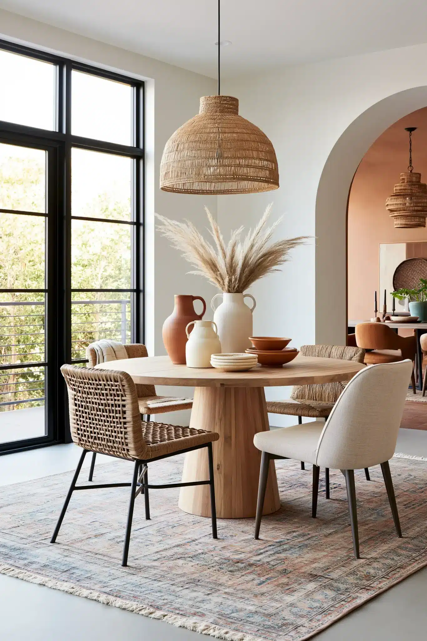 29 Round Table Dining Room Plans for Easier Conversation round table dining room