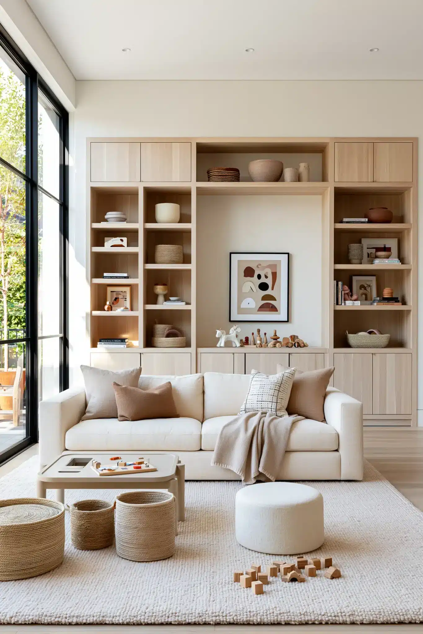 29 Family Room Playroom Ideas That Share the Space family room playroom