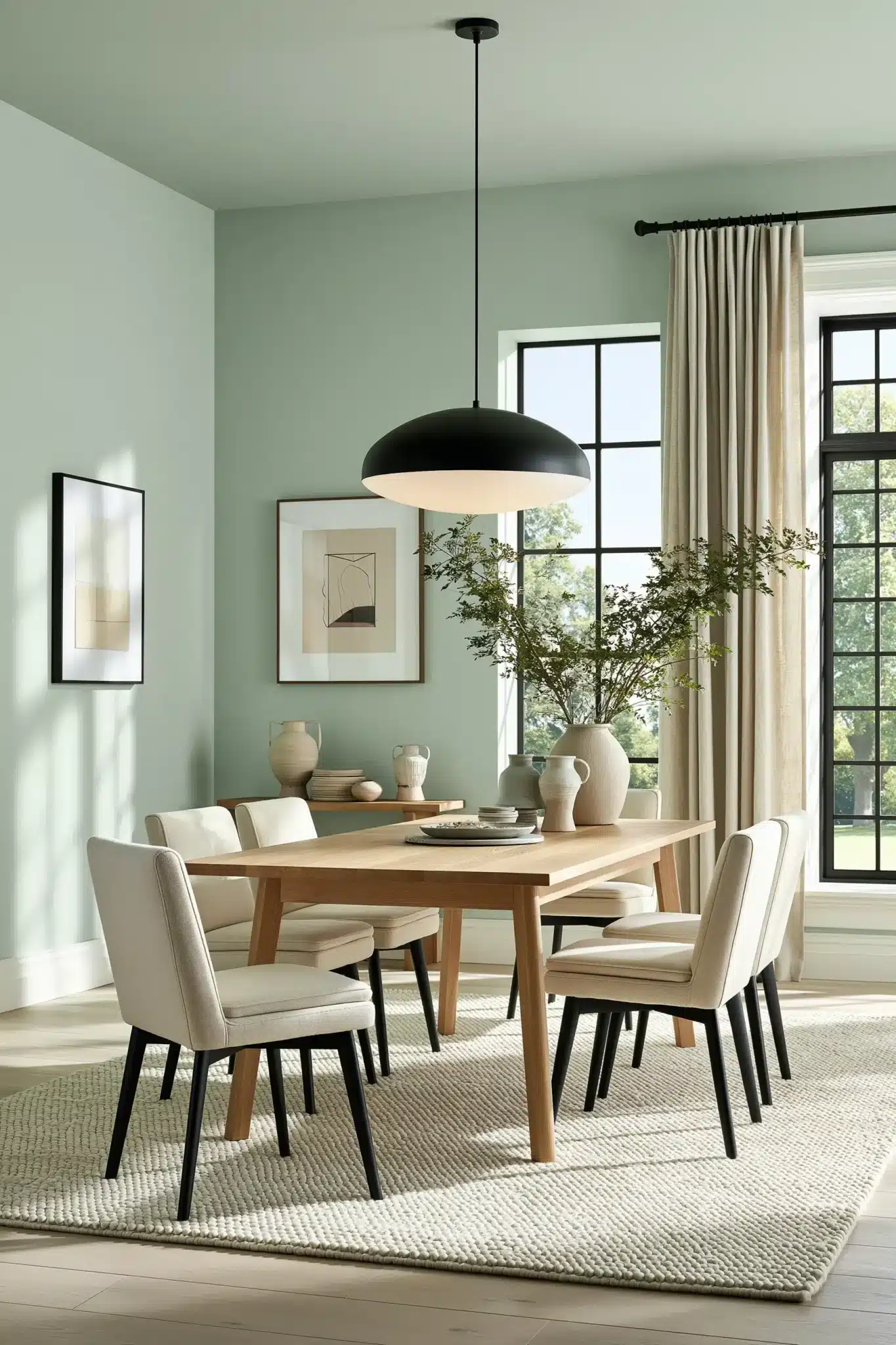 29 Green Dining Room Ideas for a Calmer Wall green dining room