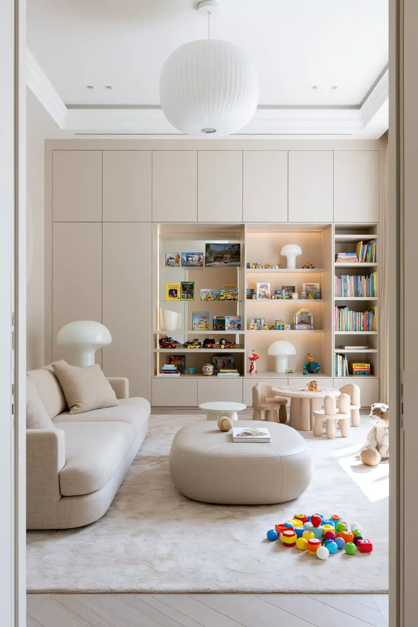 29 Family Room Playroom Ideas That Share the Space family room playroom