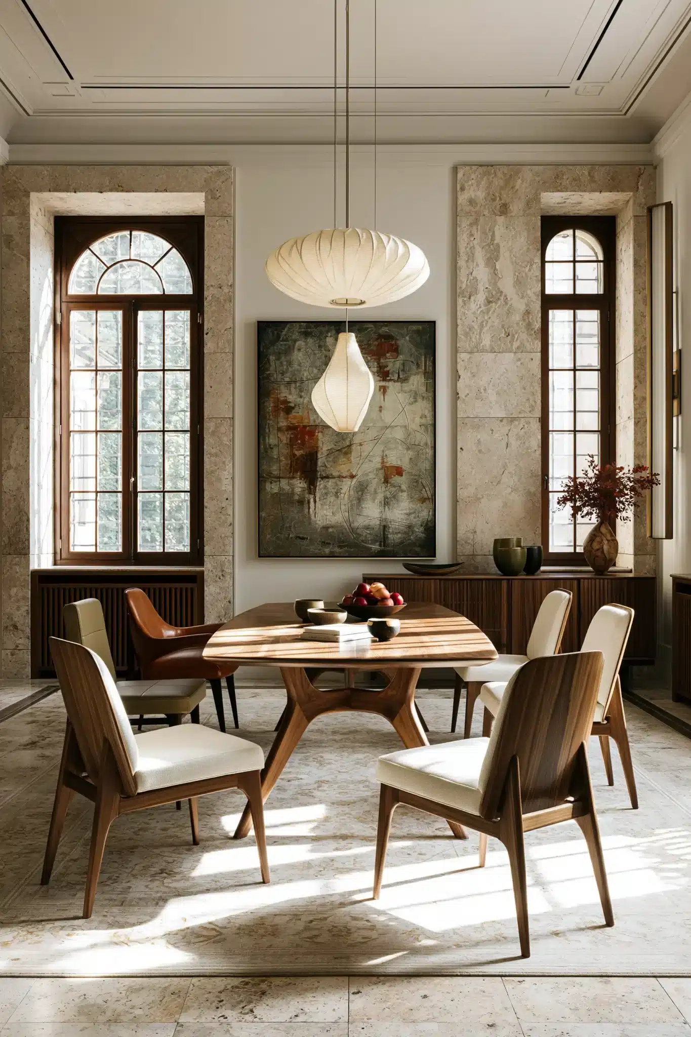 29 Mid Century Modern Dining Room Ideas With Clean Lines mid century modern dining room