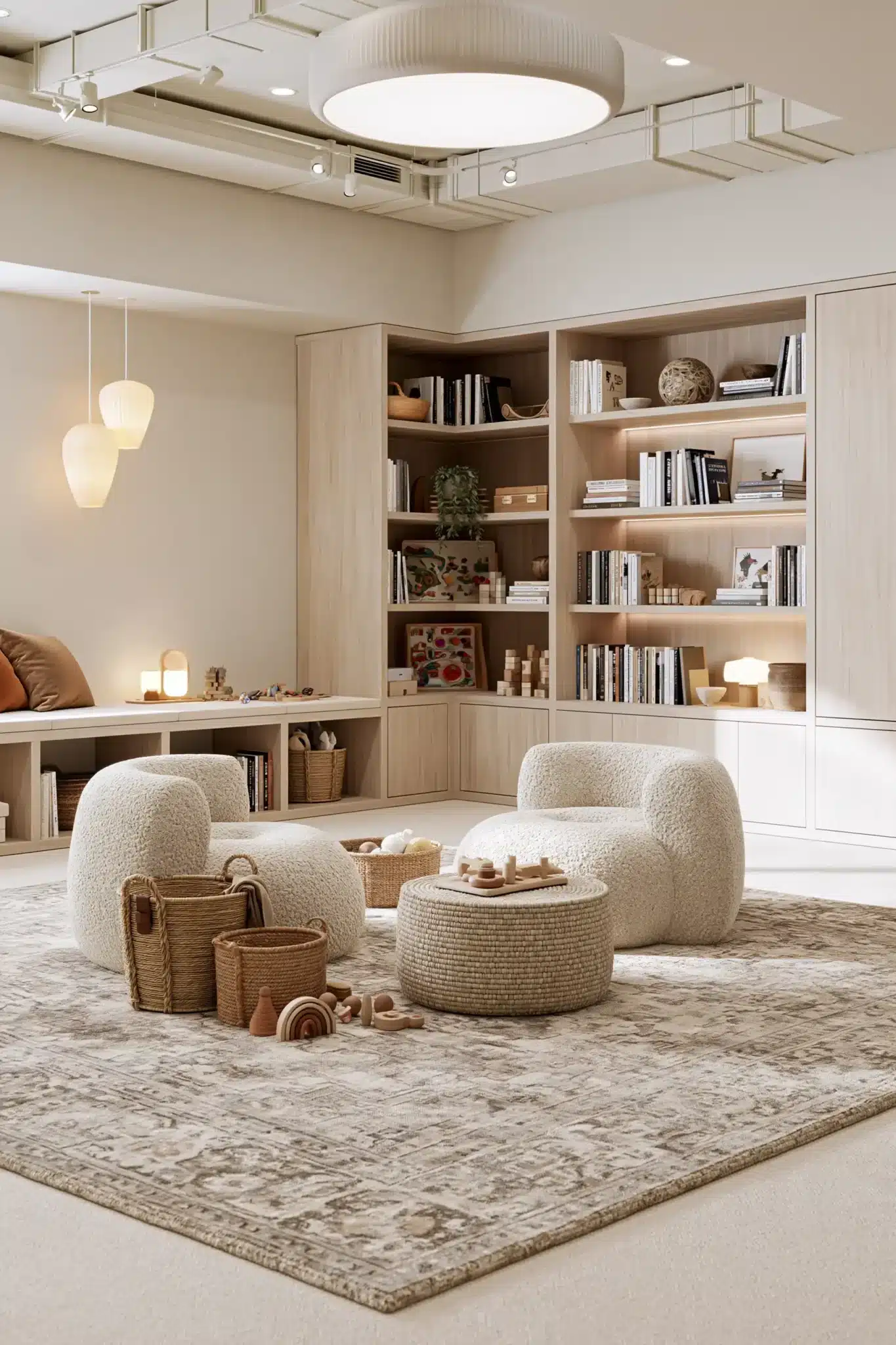 29 Basement Playroom Ideas That Use the Space You Already Have basement playroom
