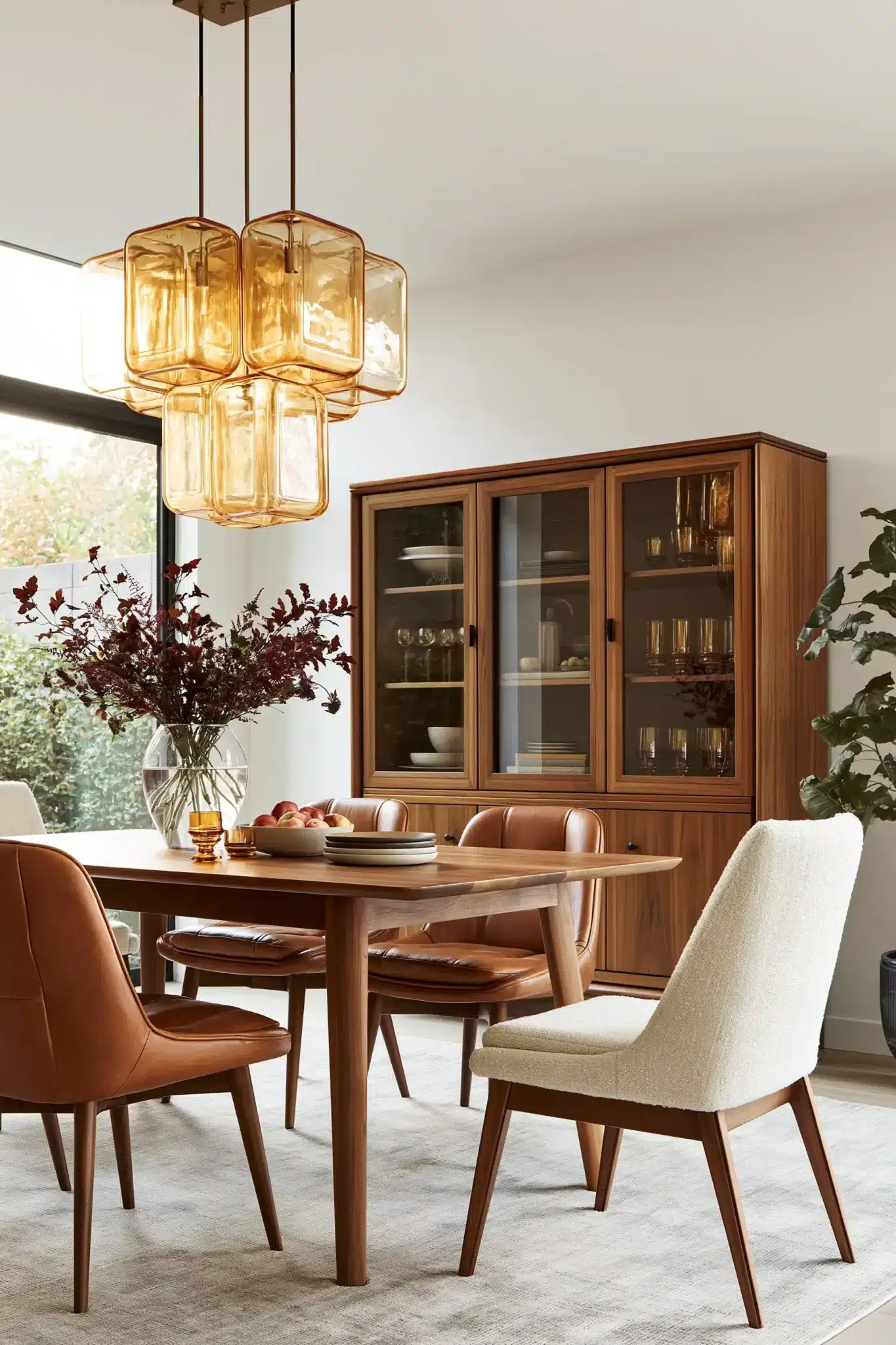 29 Mid Century Modern Dining Room Ideas With Clean Lines mid century modern dining room