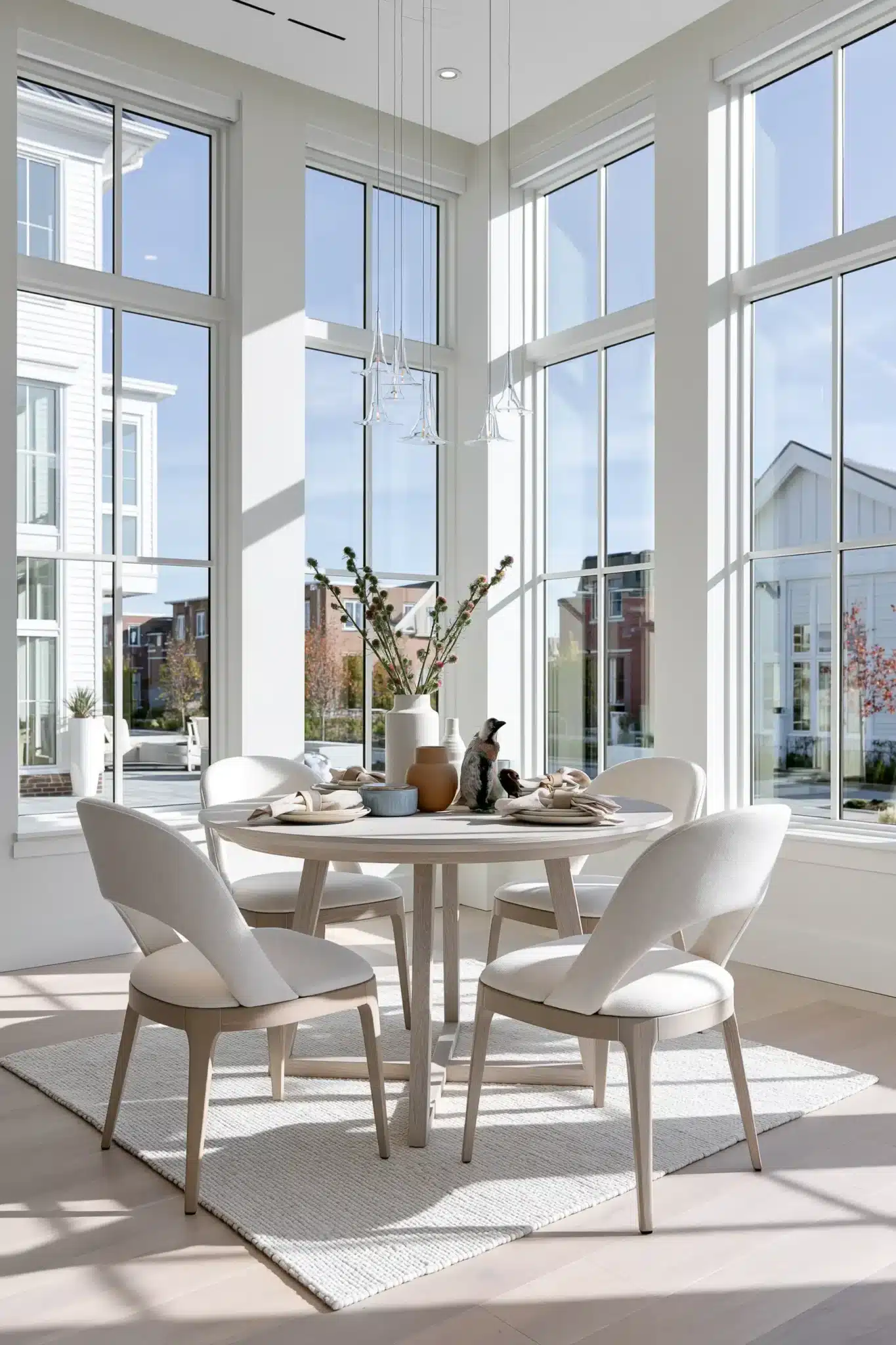 29 Round Table Dining Room Plans for Easier Conversation round table dining room