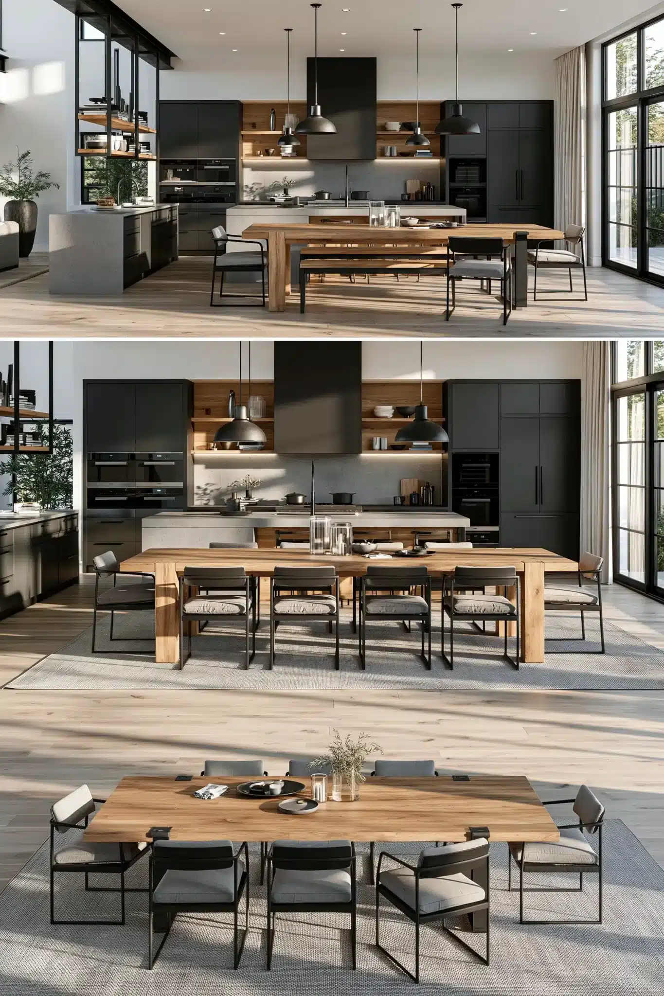 29 Kitchen Dining Room Combo Layouts That Actually Flow kitchen dining room combo
