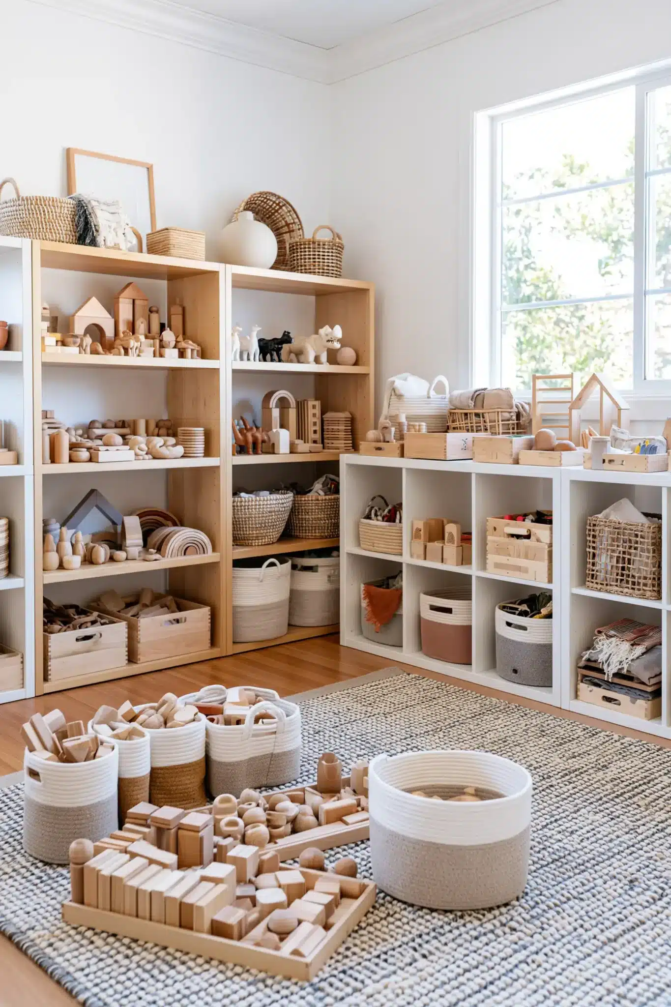 29 Montessori Playroom Ideas That Let Kids Actually Use the Room montessori playroom