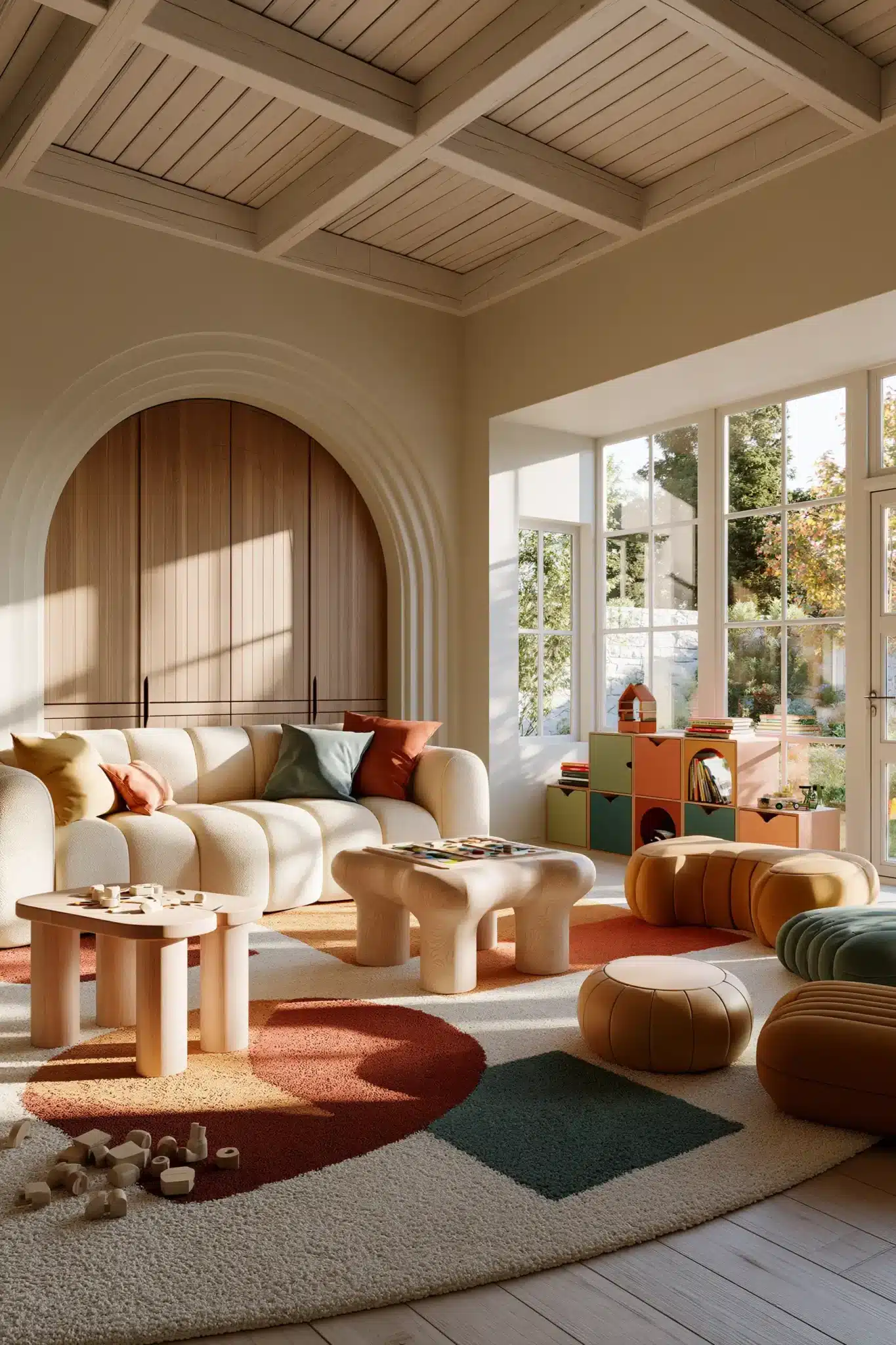 29 Family Room Playroom Ideas That Share the Space family room playroom