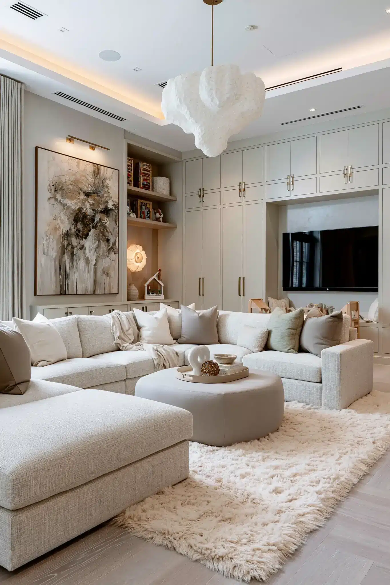 29 Family Room Playroom Ideas That Share the Space family room playroom