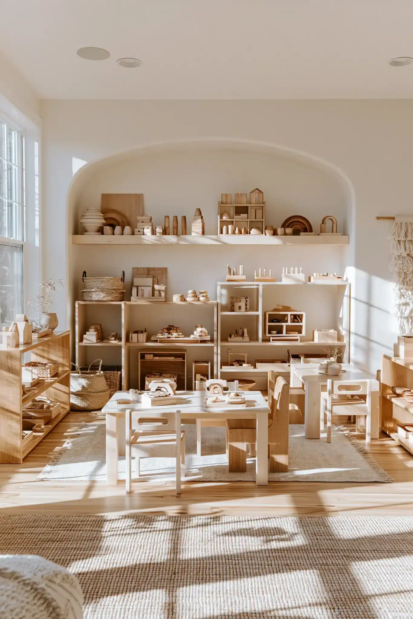29 Montessori Playroom Ideas That Let Kids Actually Use the Room montessori playroom
