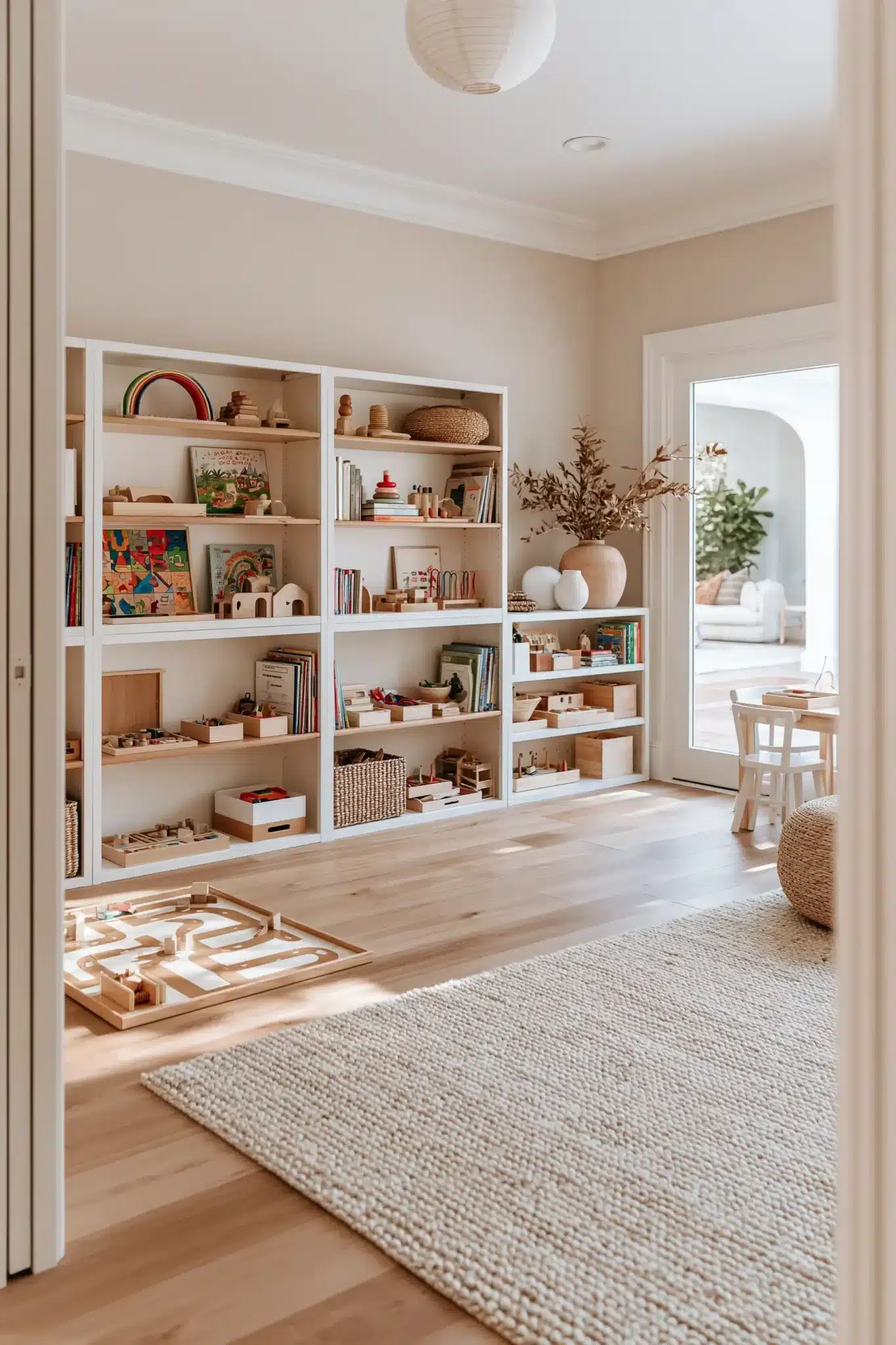 29 Montessori Playroom Ideas That Let Kids Actually Use the Room montessori playroom