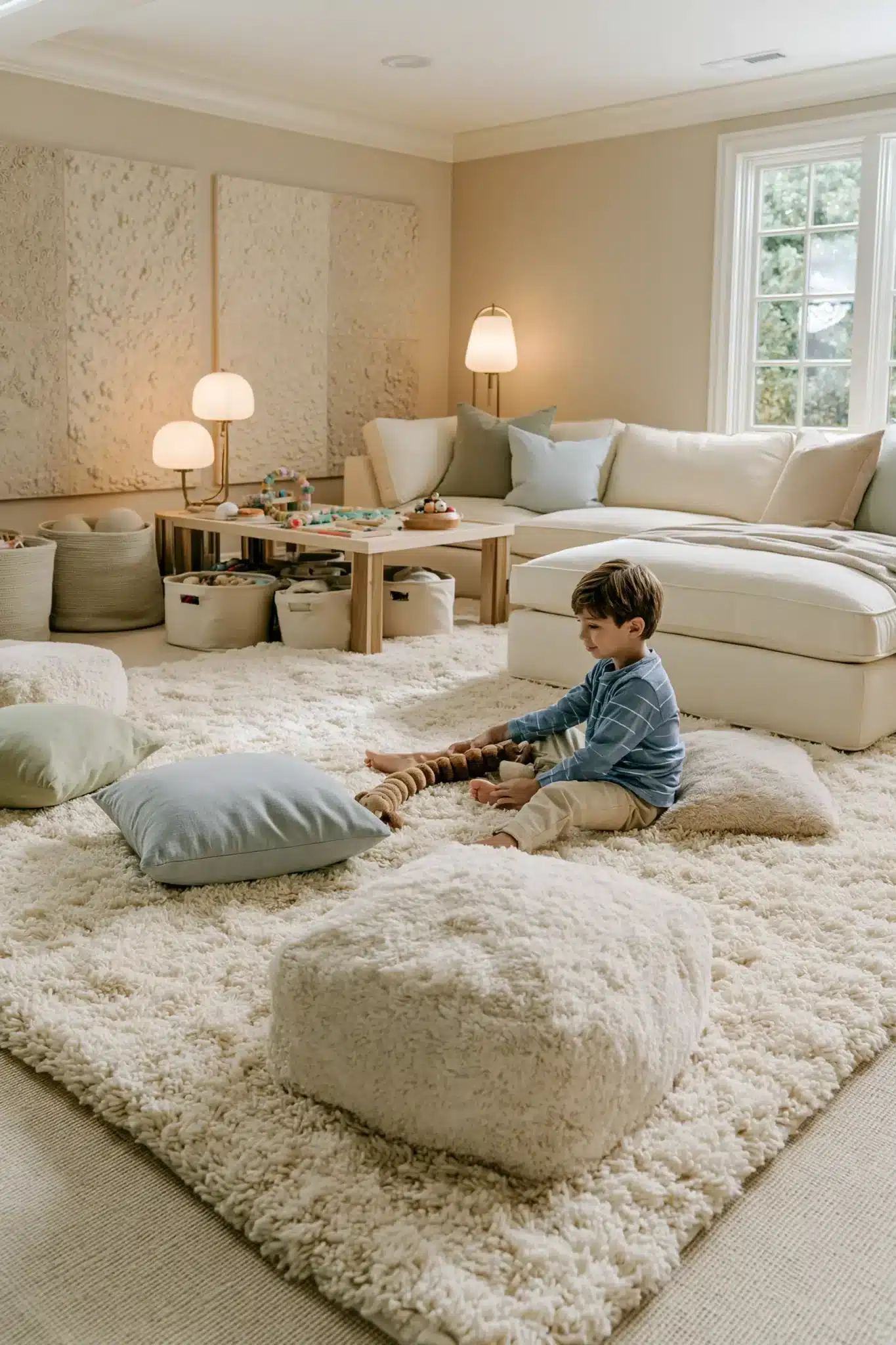 29 Family Room Playroom Ideas That Share the Space family room playroom