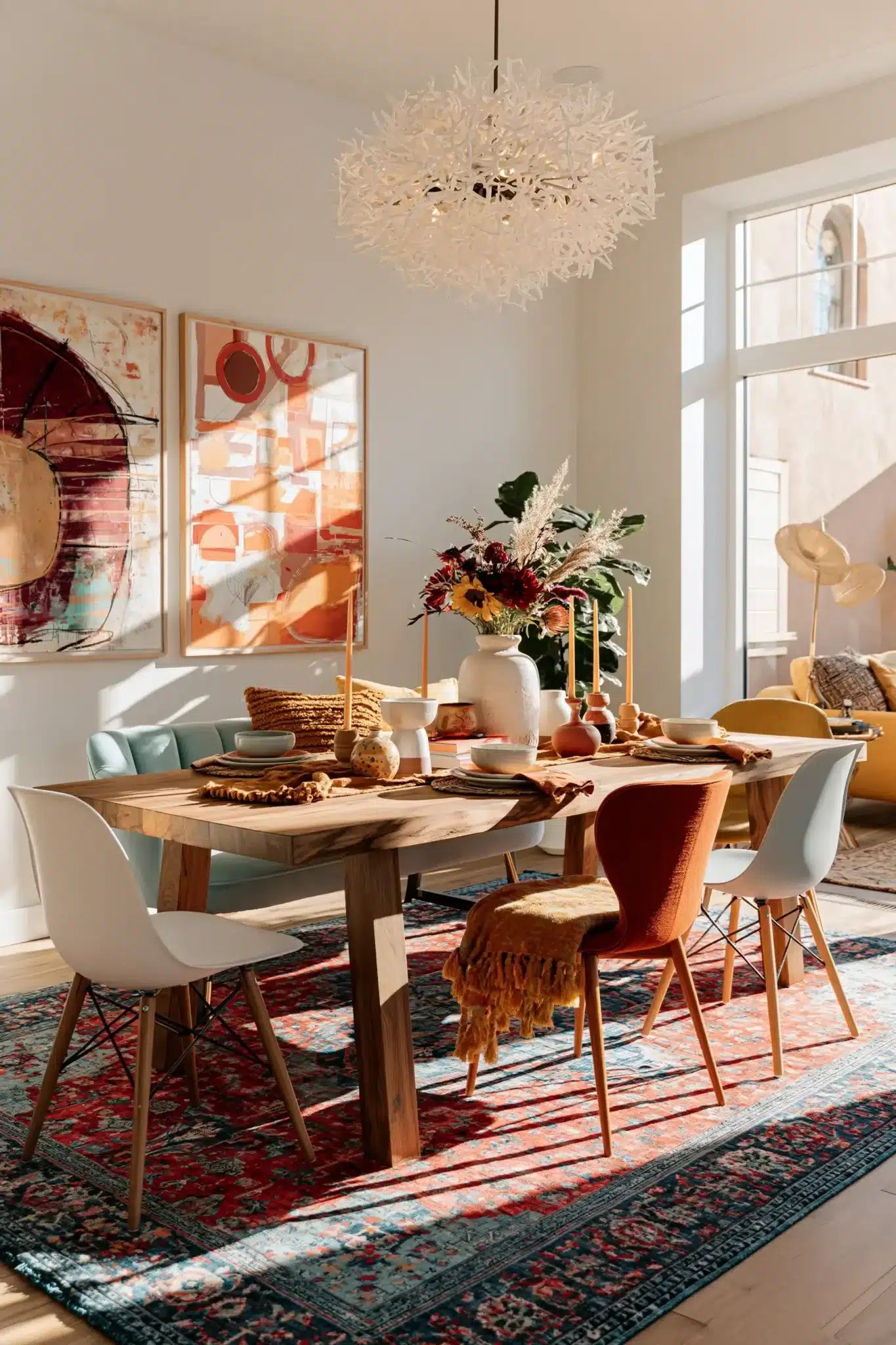 29 Boho Dining Room Ideas With Easy Earthy Layers boho dining room