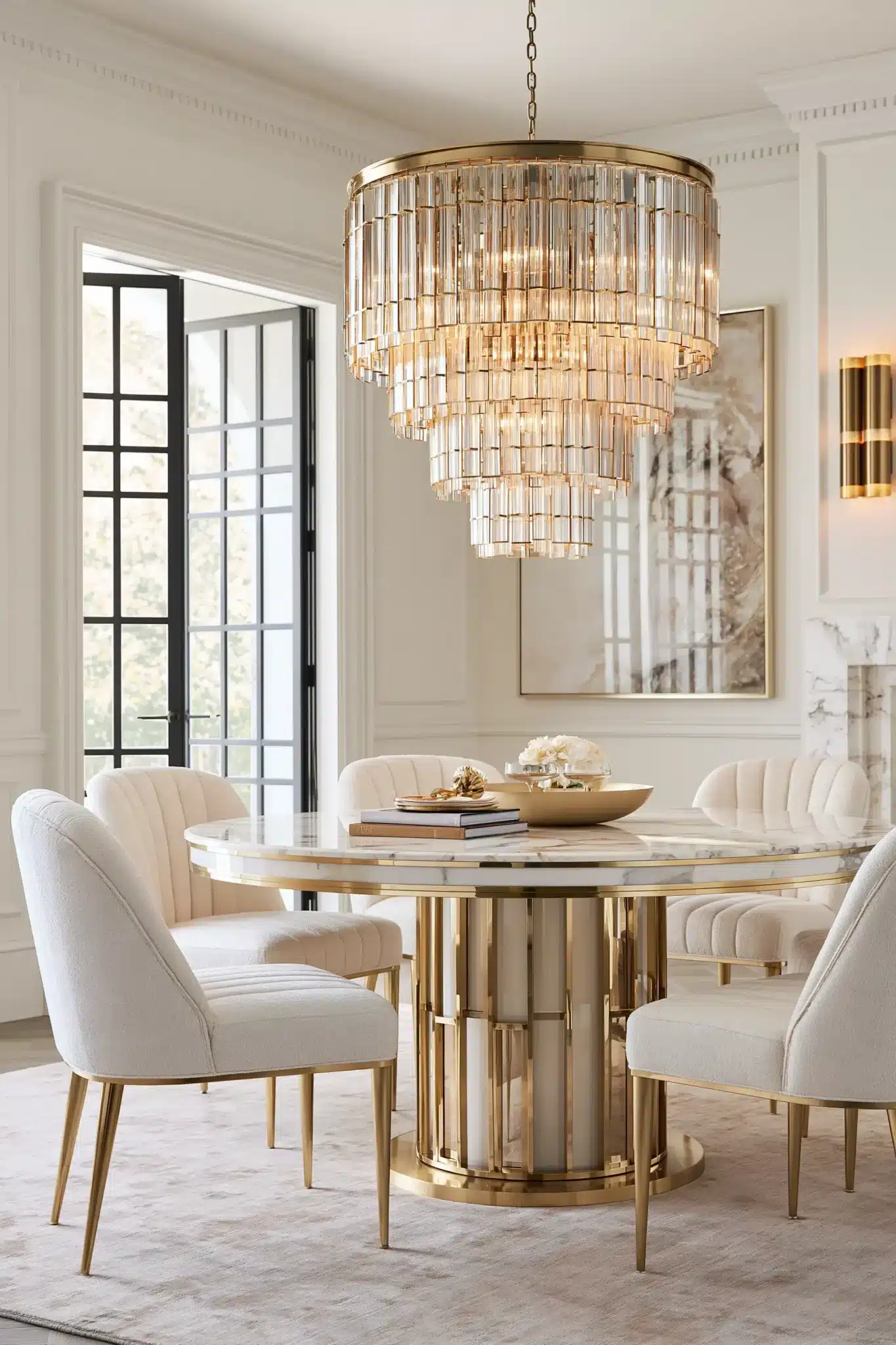 29 Round Table Dining Room Plans for Easier Conversation round table dining room