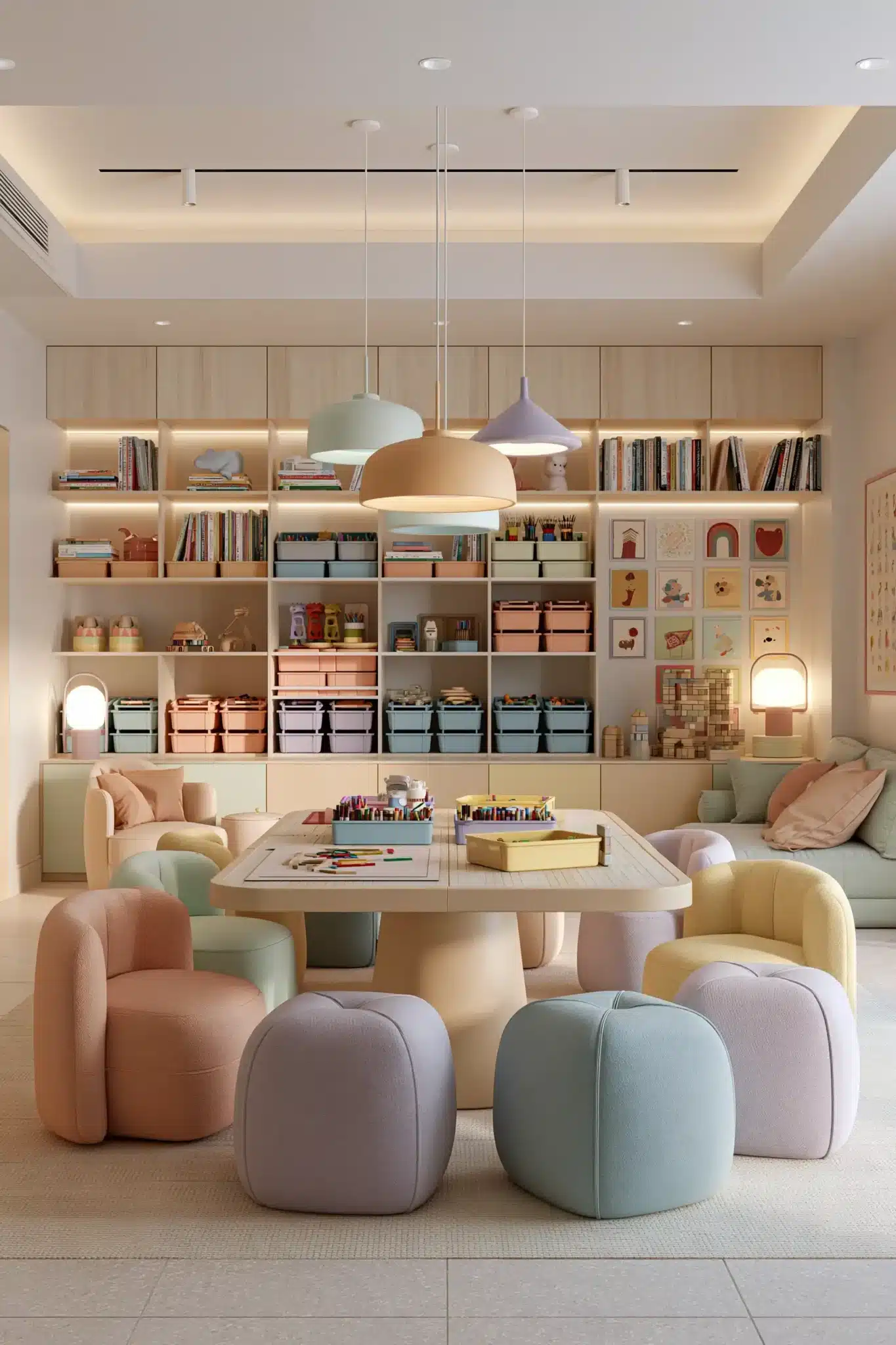 29 Basement Playroom Ideas That Use the Space You Already Have basement playroom