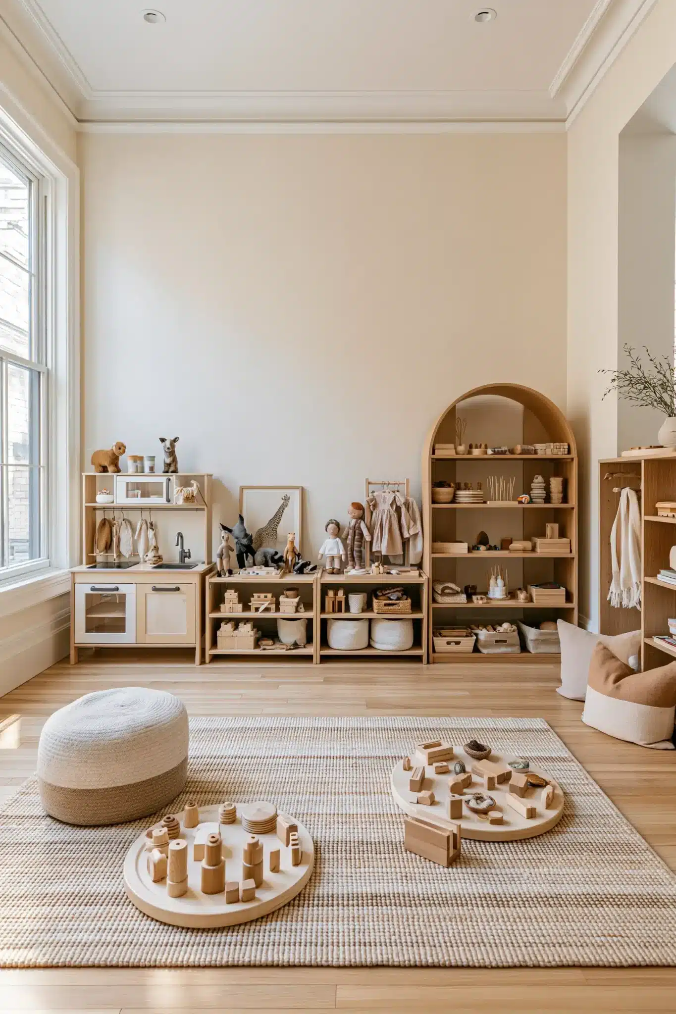 29 Montessori Playroom Ideas That Let Kids Actually Use the Room montessori playroom