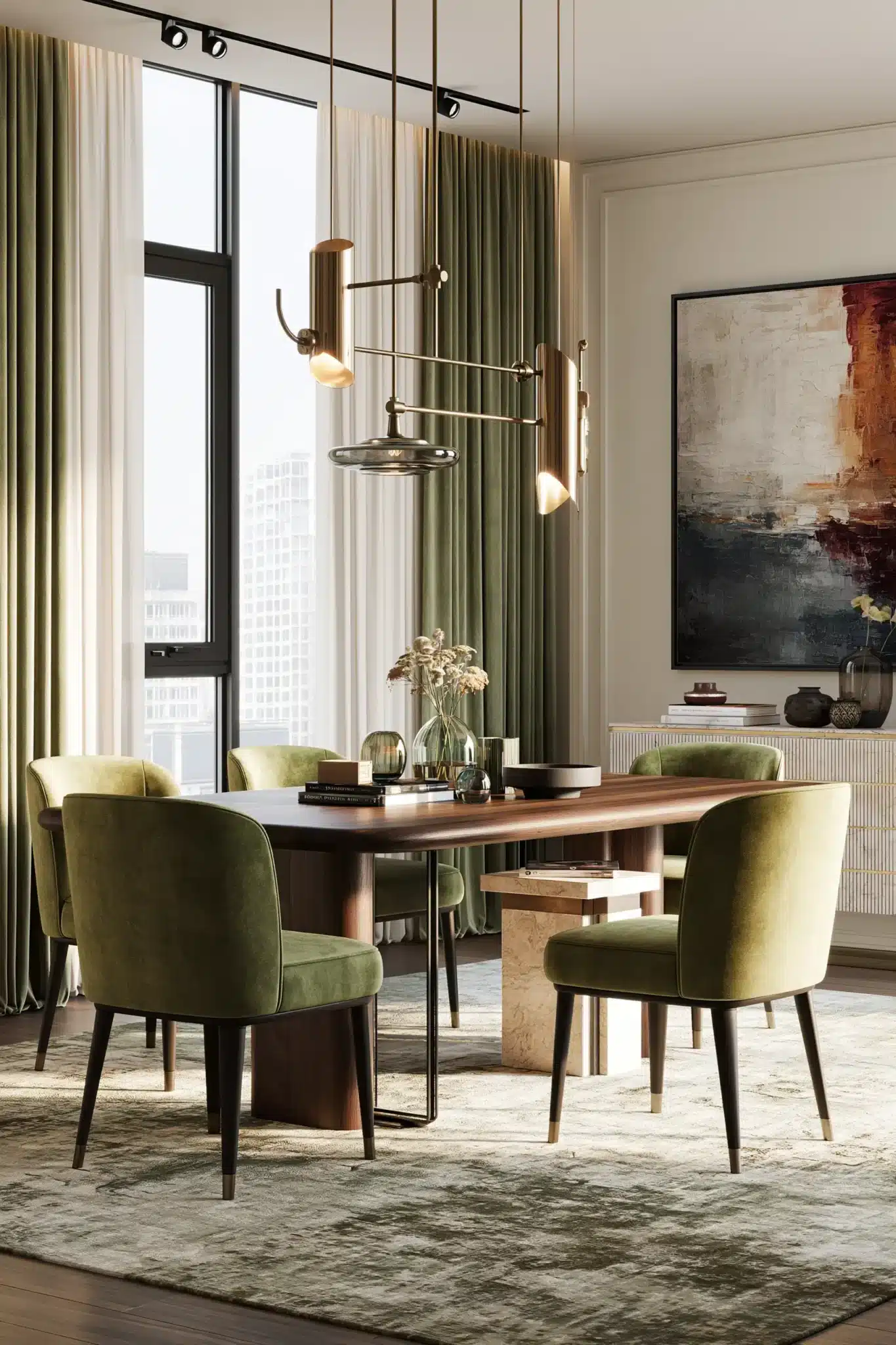 29 Mid Century Modern Dining Room Ideas With Clean Lines mid century modern dining room