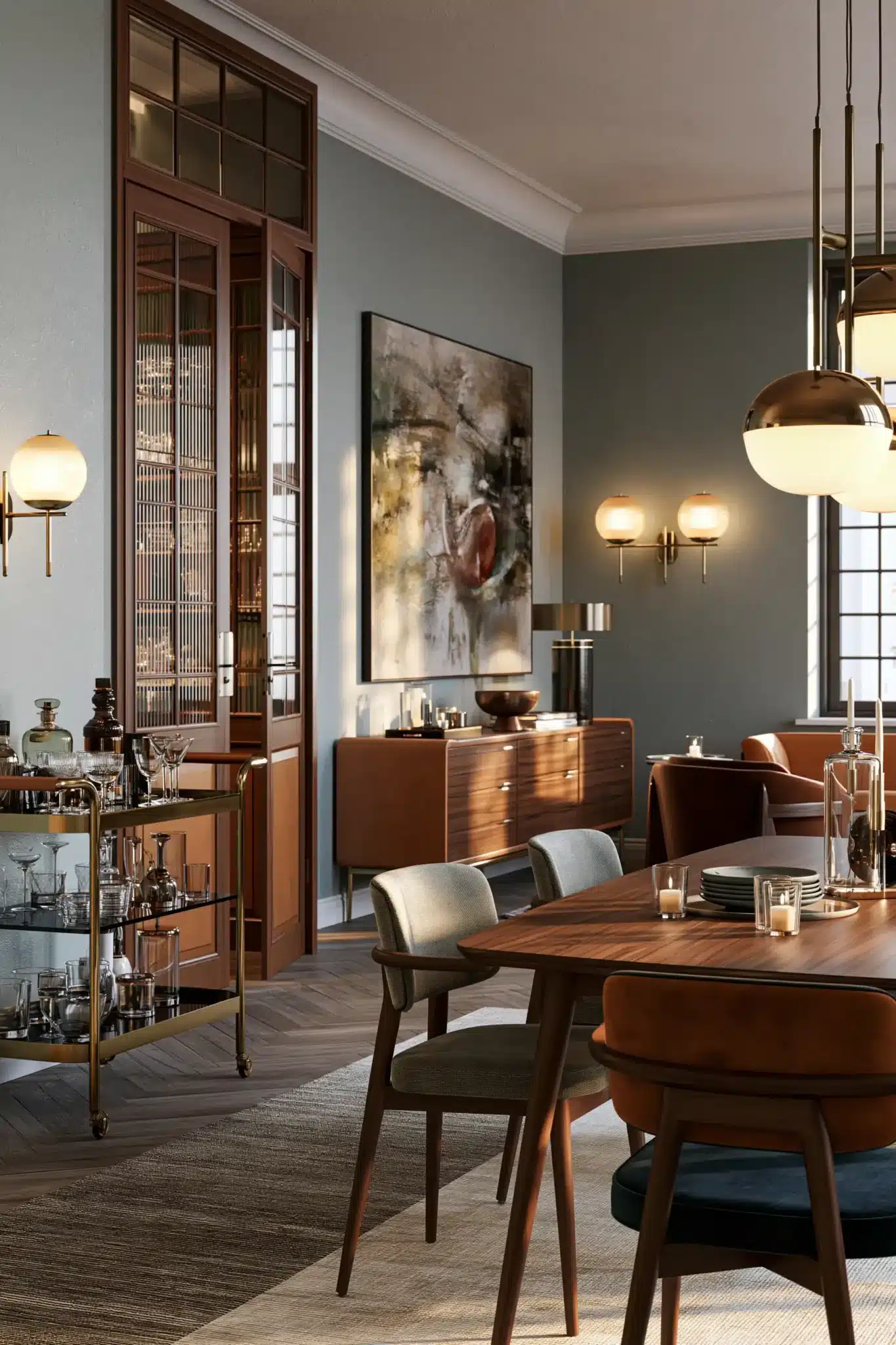 29 Mid Century Modern Dining Room Ideas With Clean Lines mid century modern dining room