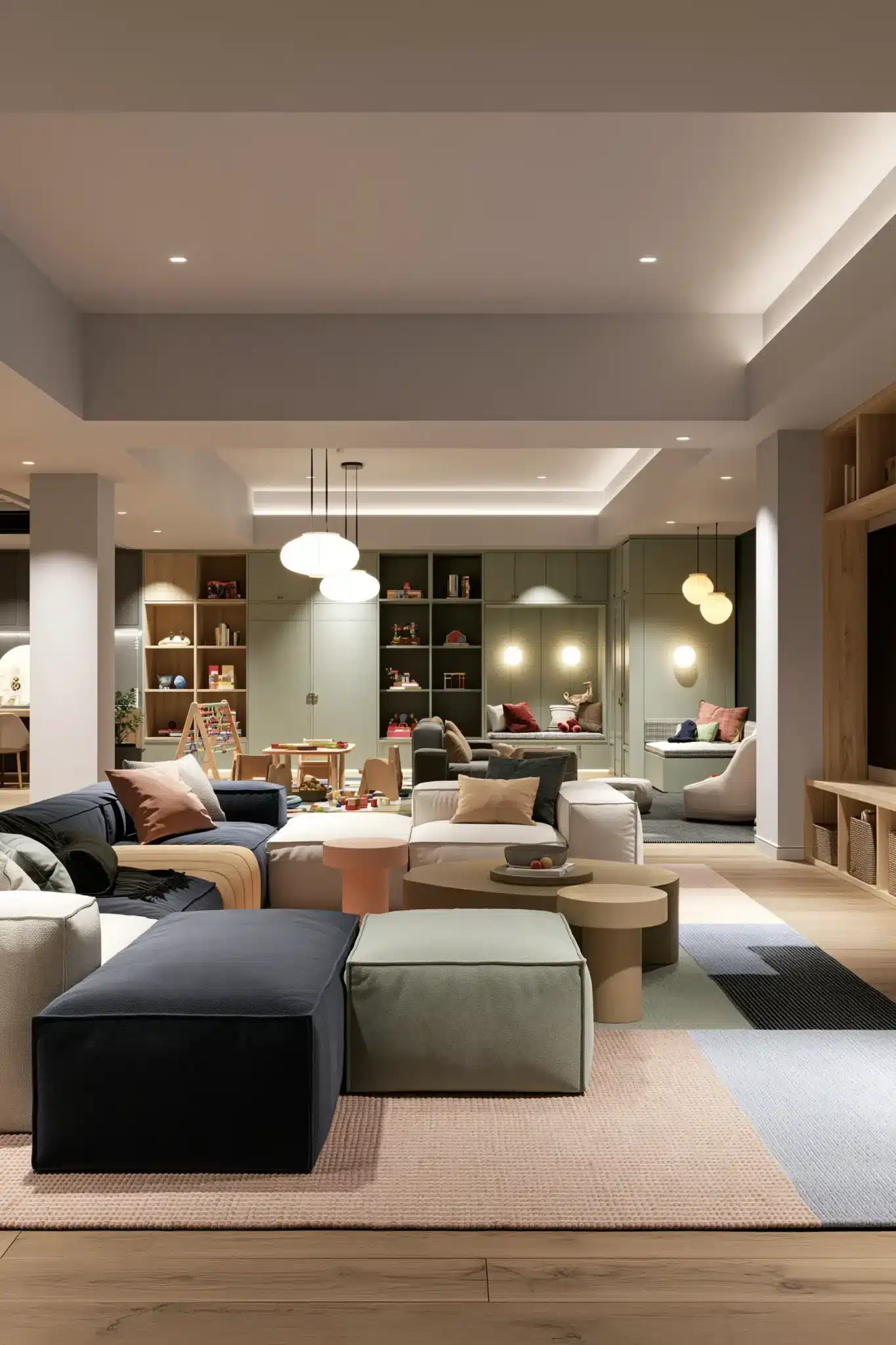 29 Basement Playroom Ideas That Use the Space You Already Have basement playroom