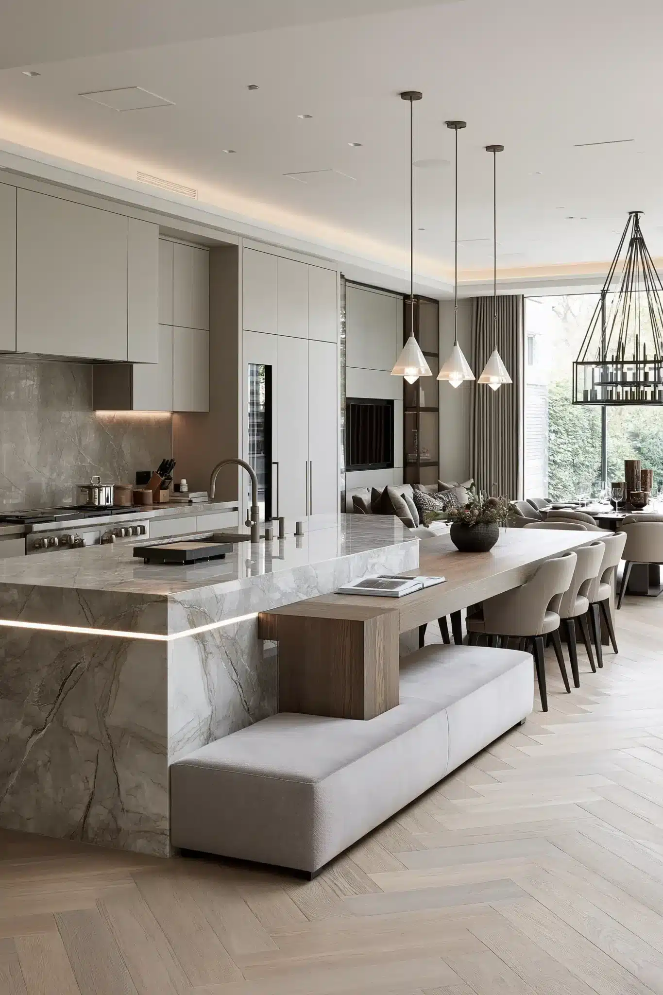 29 Kitchen Dining Room Combo Layouts That Actually Flow kitchen dining room combo
