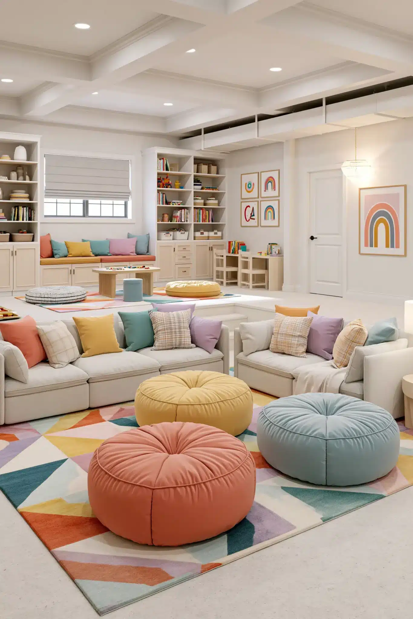 29 Basement Playroom Ideas That Use the Space You Already Have basement playroom