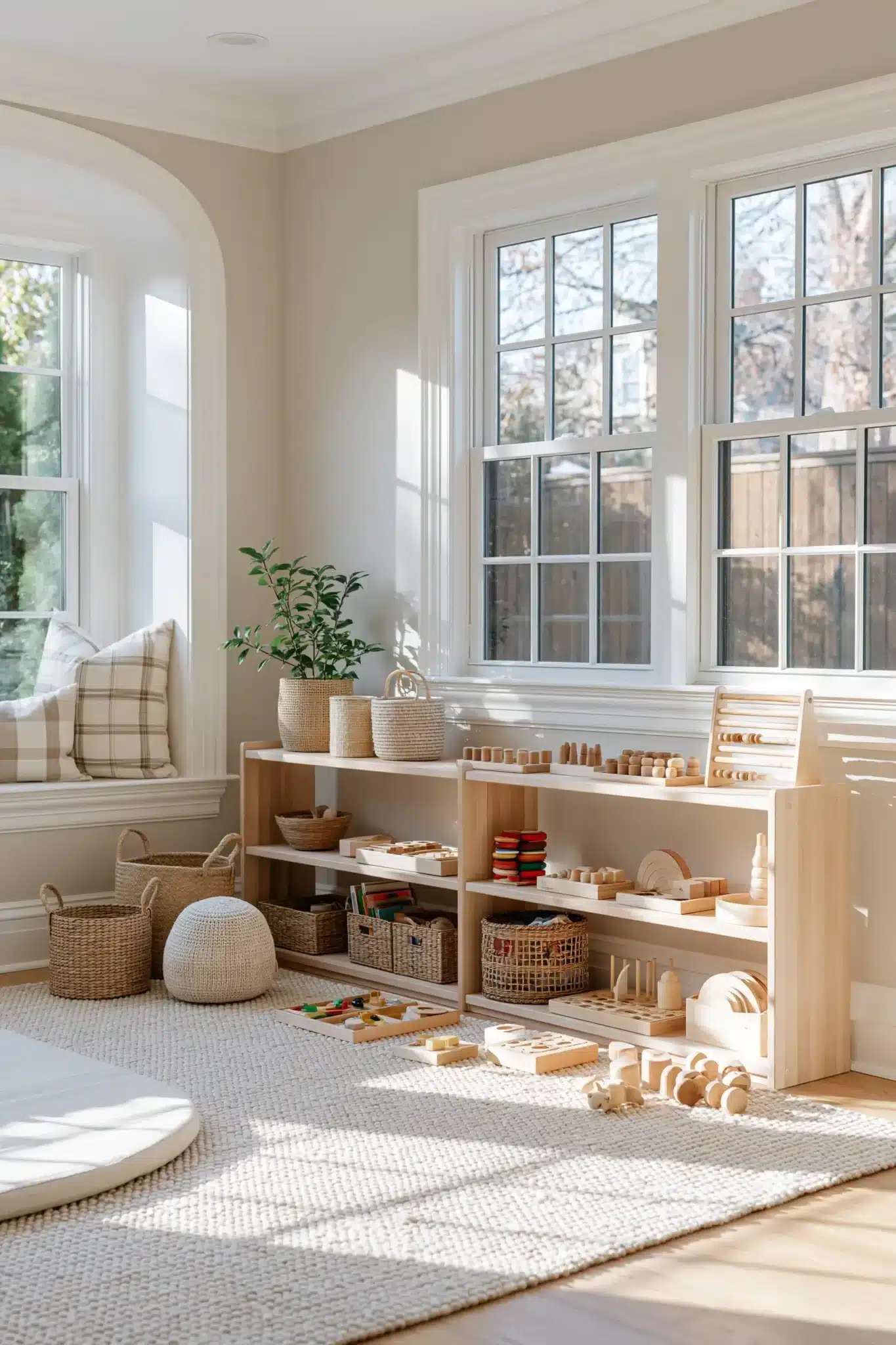 29 Montessori Playroom Ideas That Let Kids Actually Use the Room montessori playroom