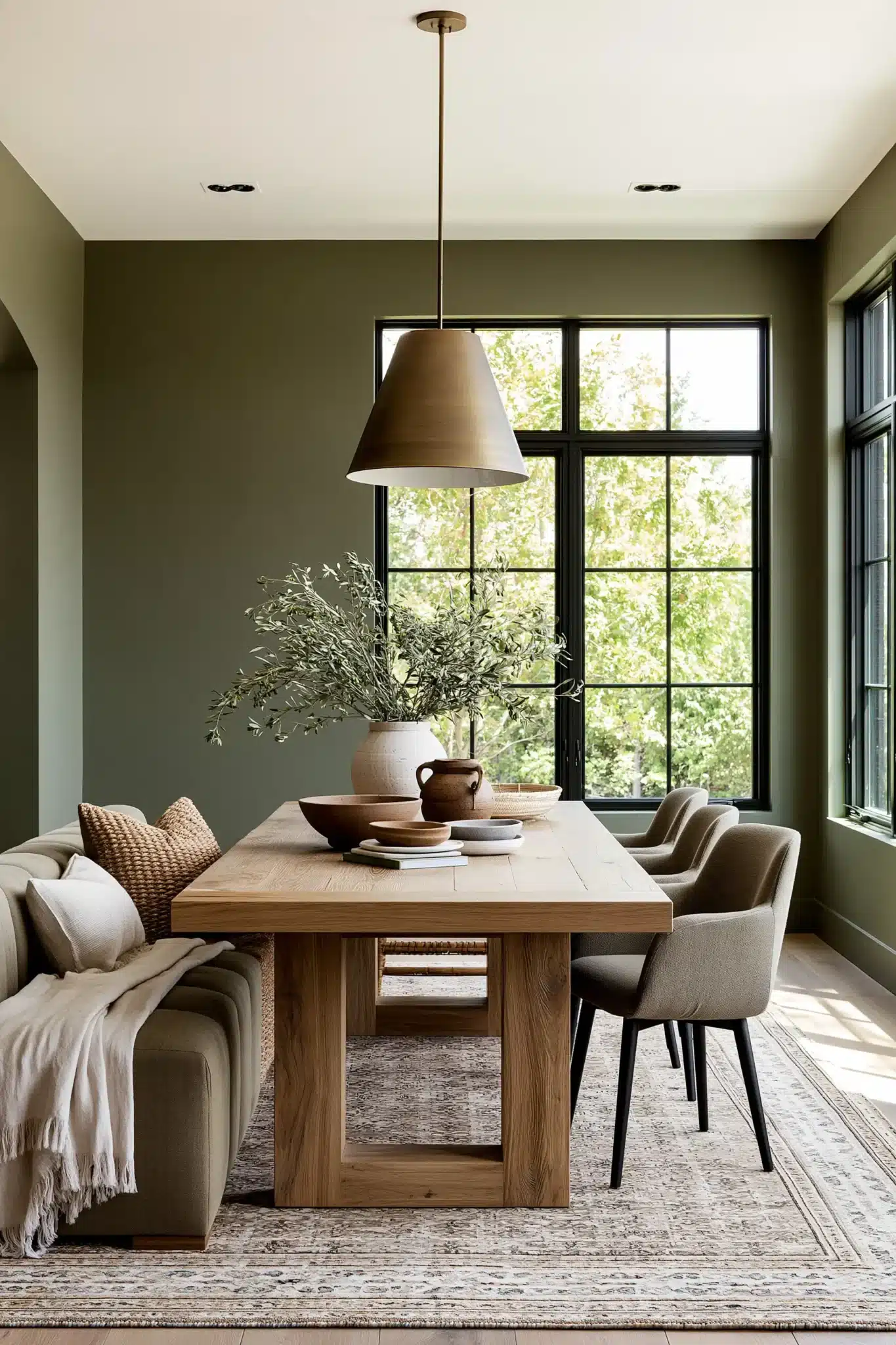 29 Green Dining Room Ideas for a Calmer Wall green dining room