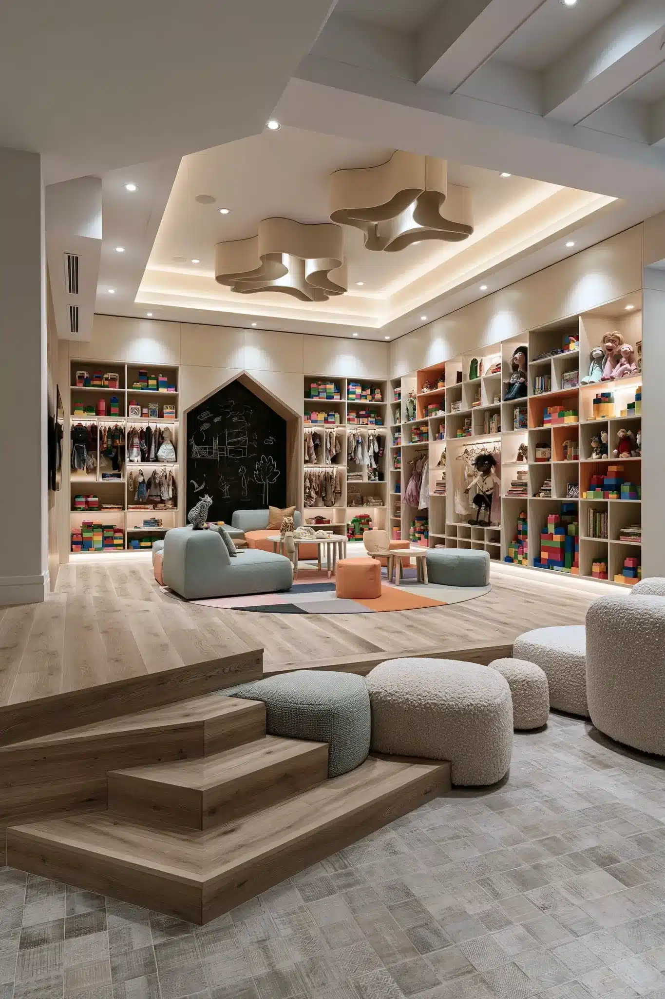 29 Basement Playroom Ideas That Use the Space You Already Have basement playroom