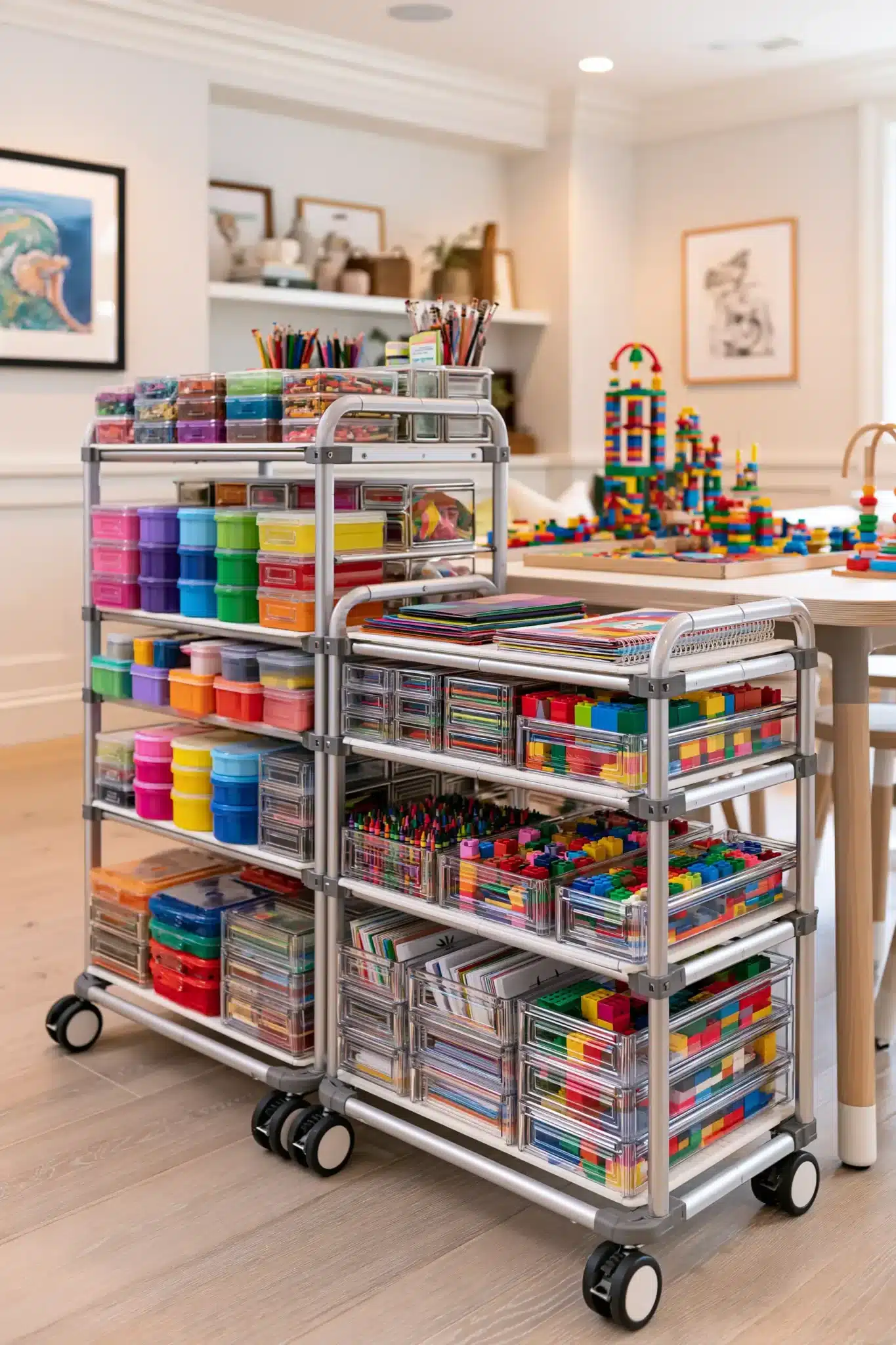 29 Playroom Storage Ideas That Keep Toys Where Kids Reach playroom storage ideas