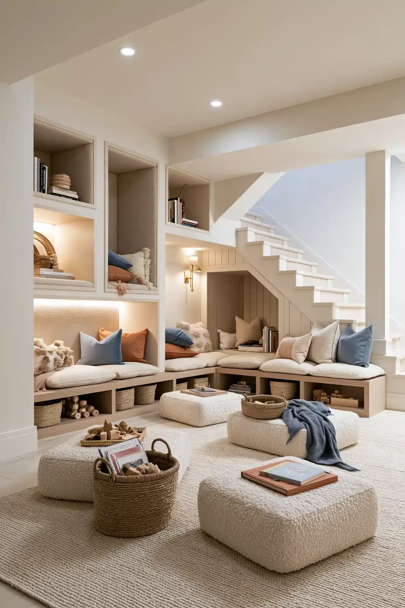 29 Basement Playroom Ideas That Use the Space You Already Have basement playroom