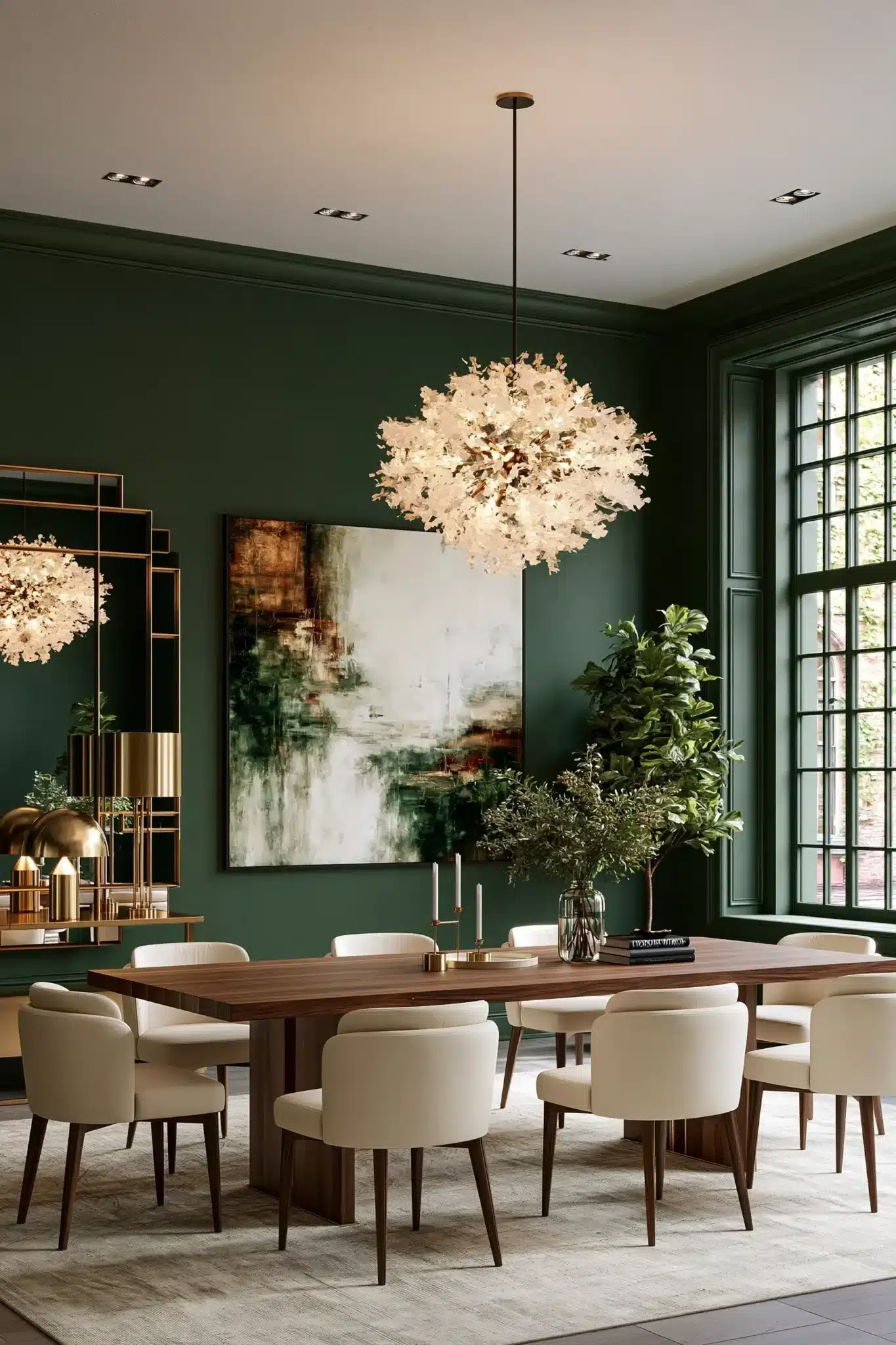 29 Green Dining Room Ideas for a Calmer Wall green dining room