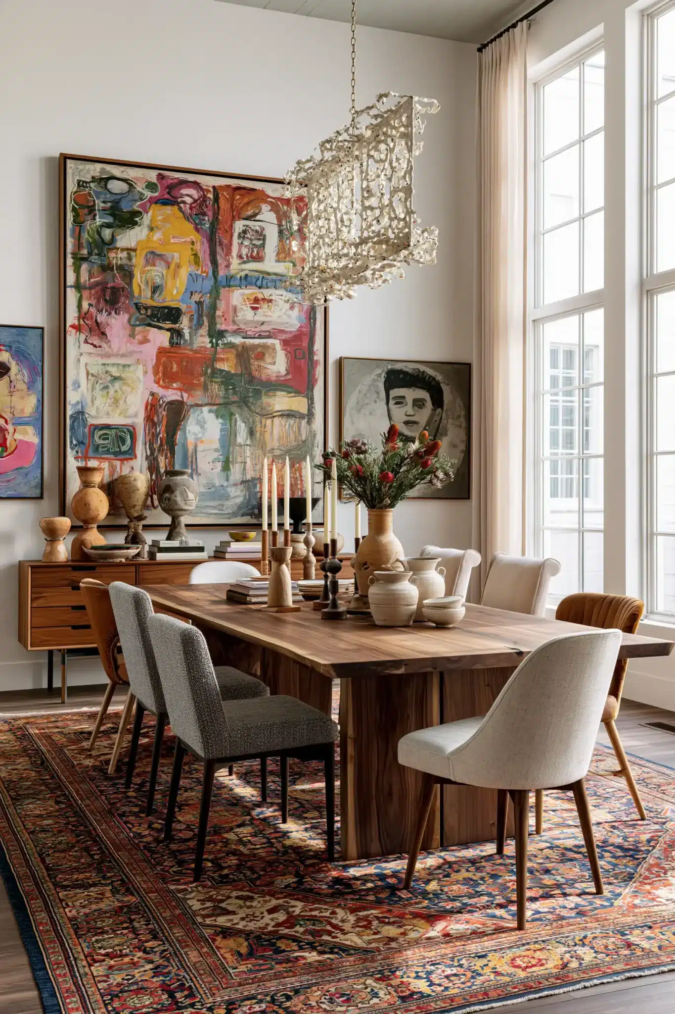 29 Boho Dining Room Ideas With Easy Earthy Layers boho dining room