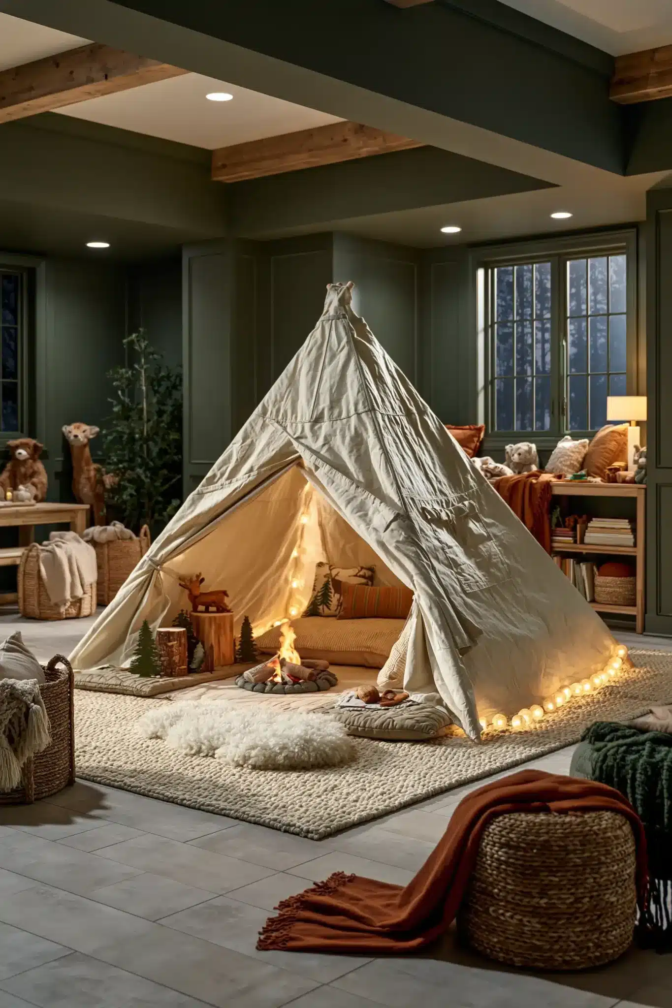 29 Basement Playroom Ideas That Use the Space You Already Have basement playroom