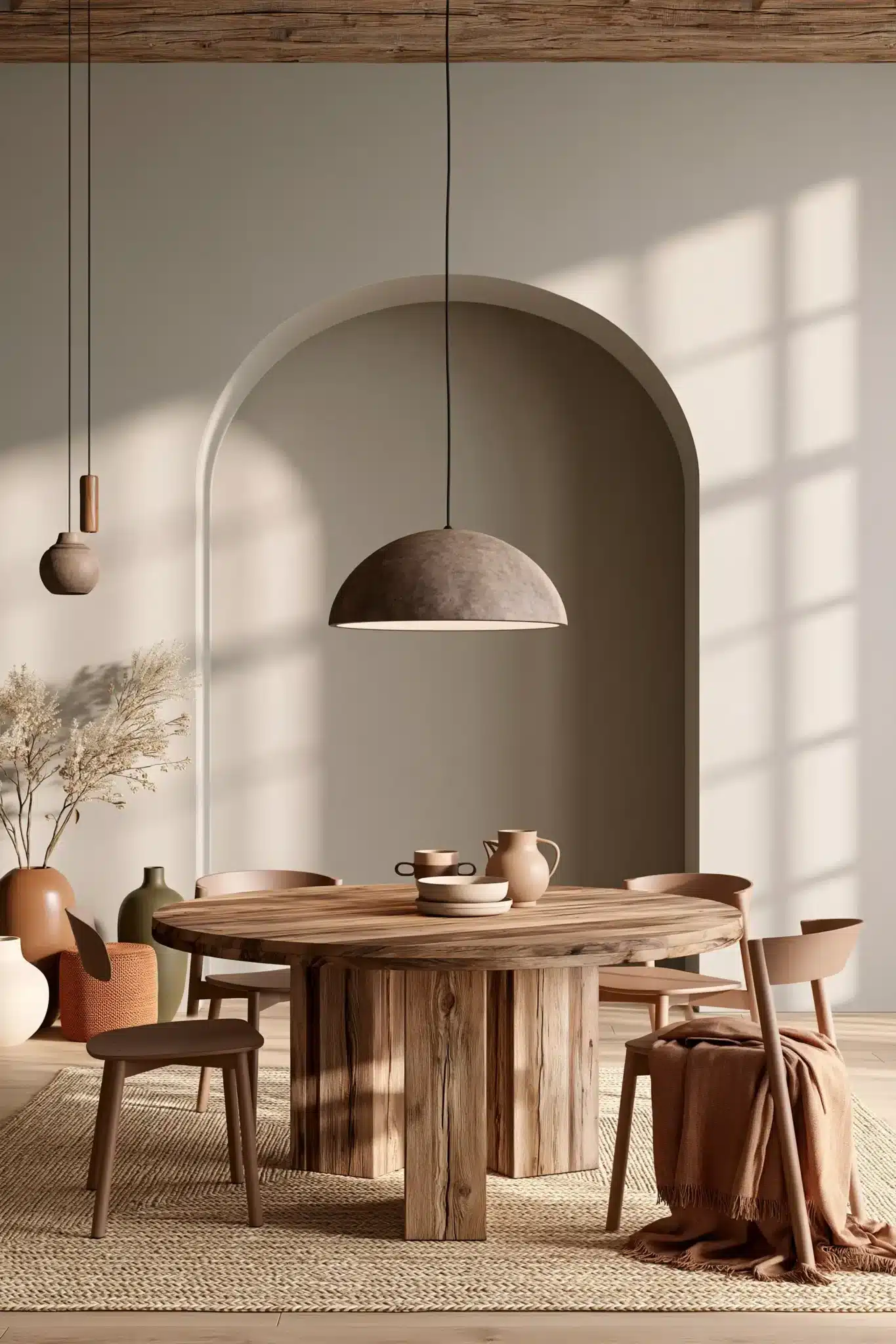 29 Round Table Dining Room Plans for Easier Conversation round table dining room
