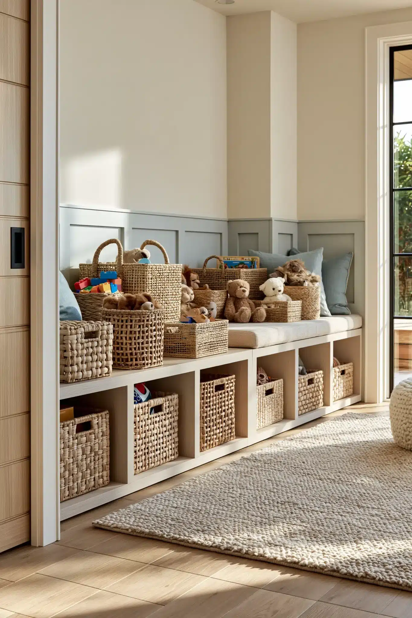 29 Playroom Storage Ideas That Keep Toys Where Kids Reach playroom storage ideas